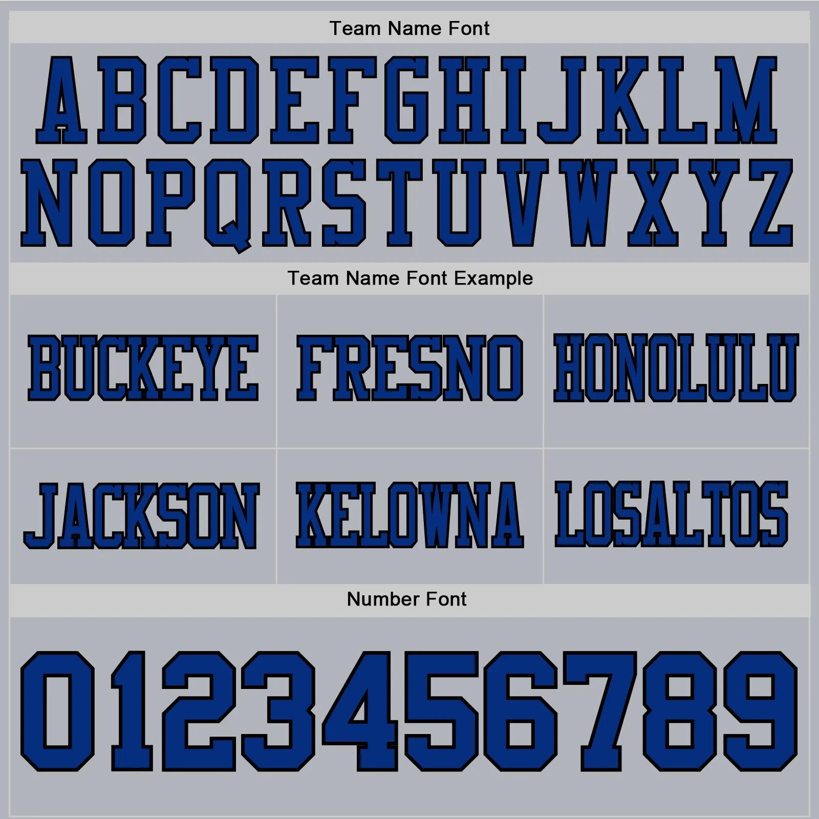 Custom Gray Royal-Black Authentic Football Jersey - Image 4