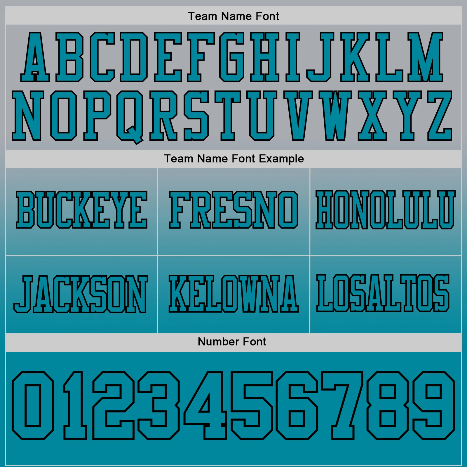 Custom Gray Teal-Black Authentic Fade Fashion Football Jersey - Image 3