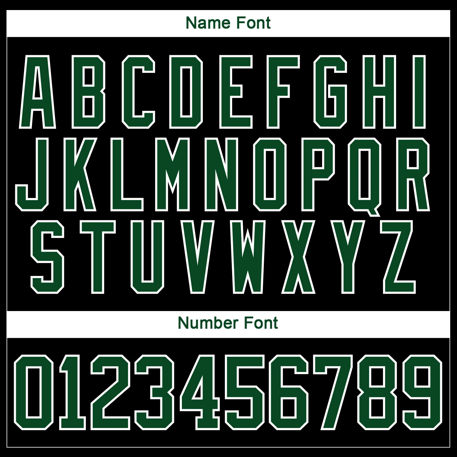 Custom Green Black-White 3D Pattern Geometric Shape Hockey Lace Neck Jersey - Image 7
