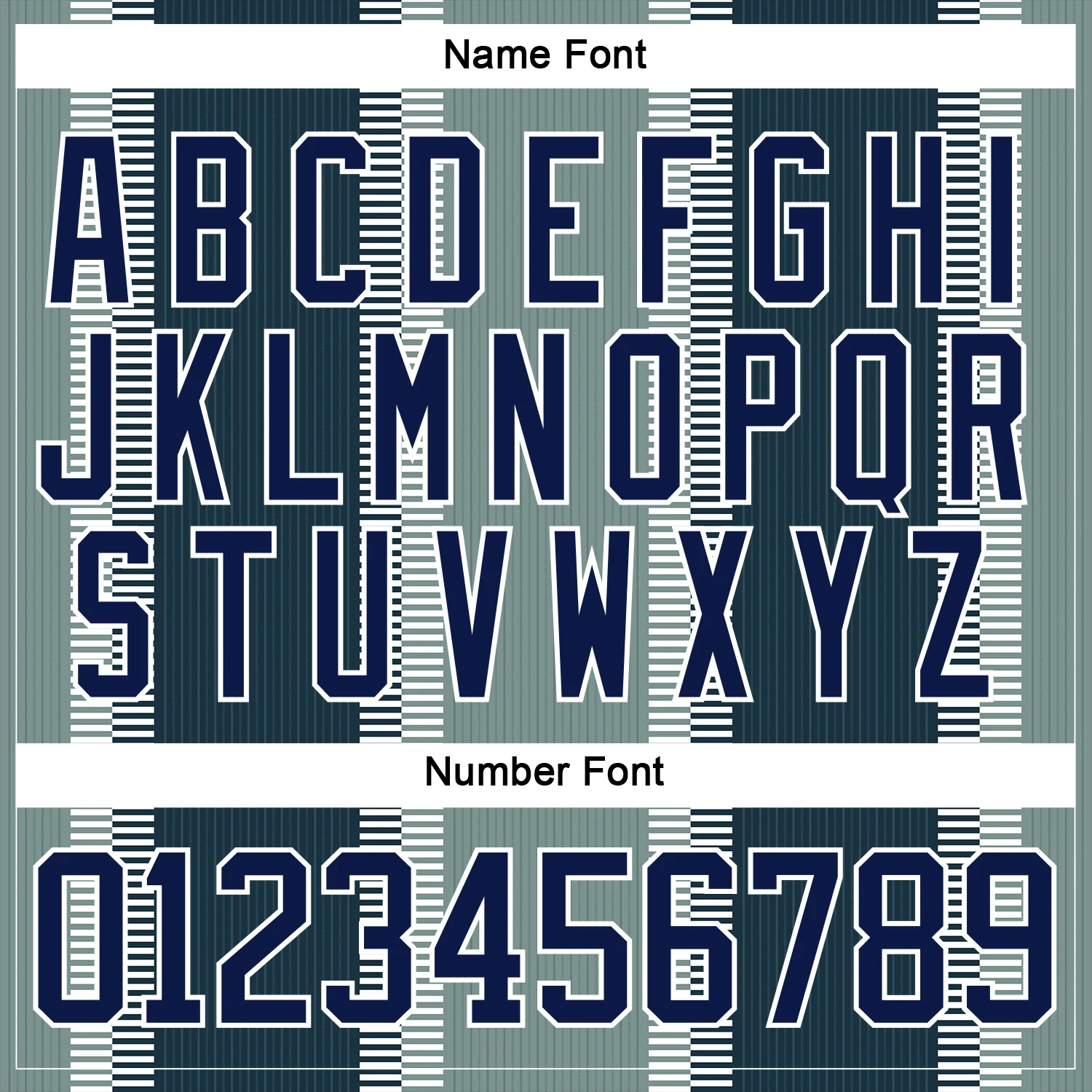 Custom Green Navy Black-White Stripe Hockey Lace Neck Jersey - Image 7