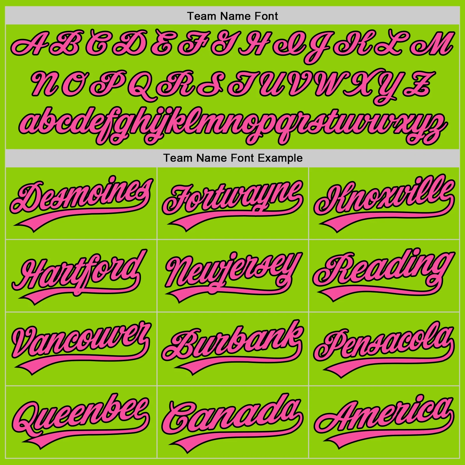 Custom Stitched Neon Green Pink-Black Baseball Pullover Sweatshirt Hoodie - Image 3