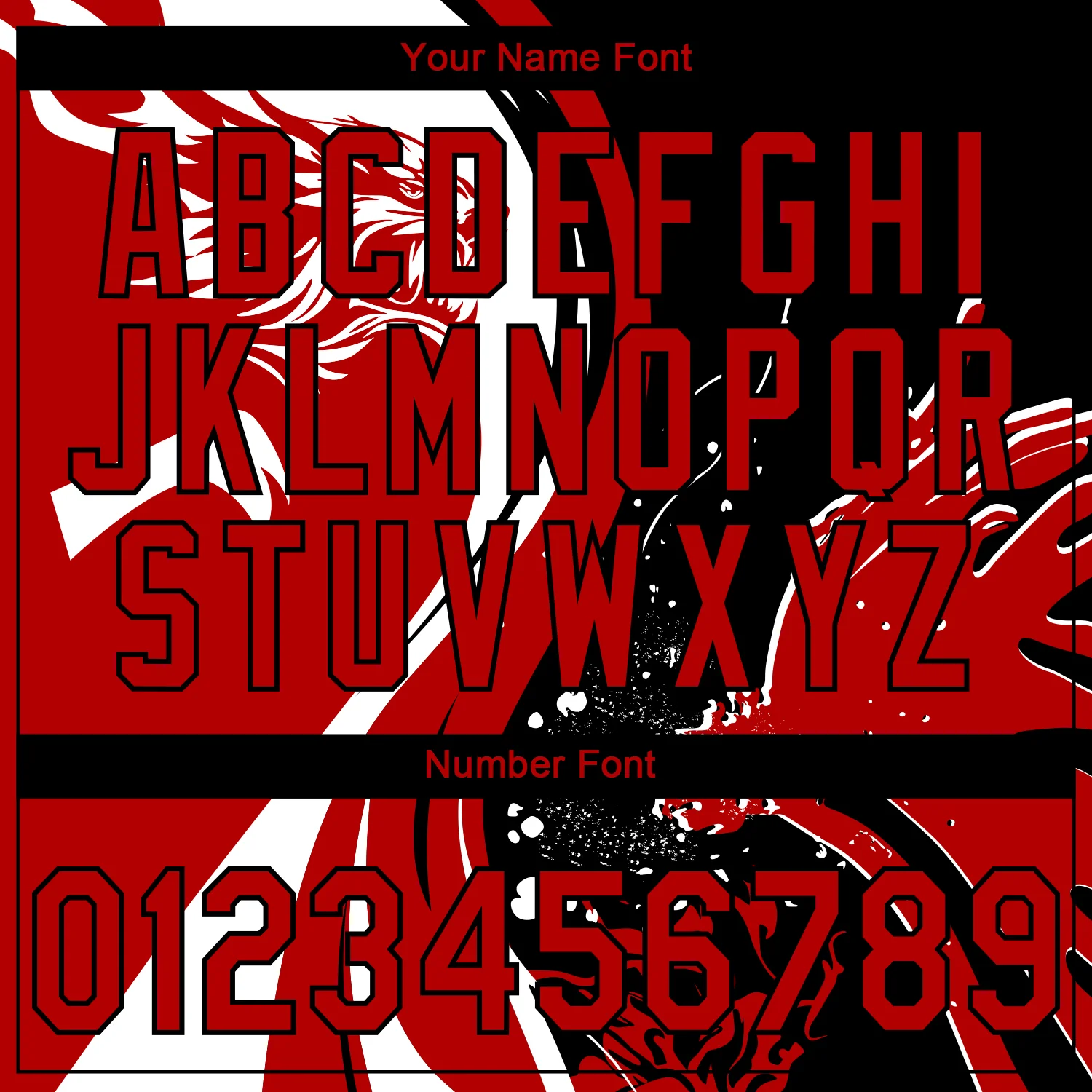 Custom Stitched White Red-Black 3D Pattern Design Wolf Sports Pullover Sweatshirt Hoodie - Image 4
