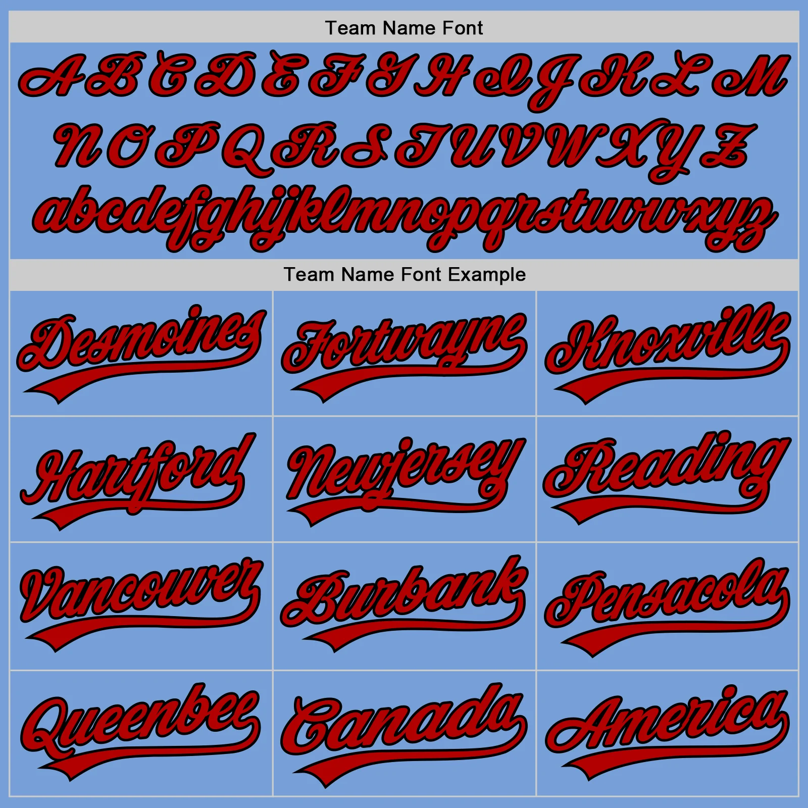Custom Stitched Light Blue Red-Black Baseball Pullover Sweatshirt Hoodie - Image 3