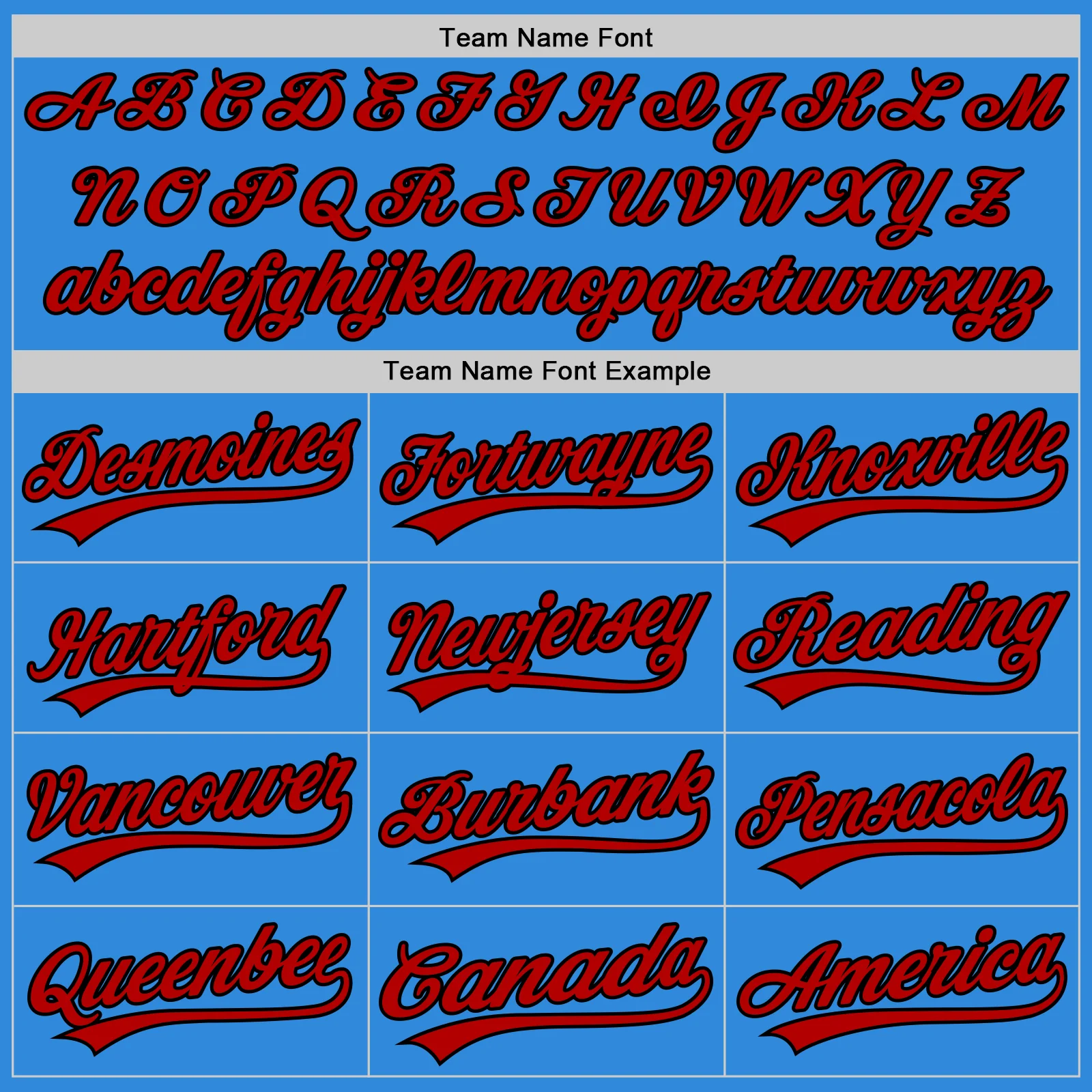 Custom Stitched Powder Blue Red-Black Baseball Pullover Sweatshirt Hoodie - Image 3