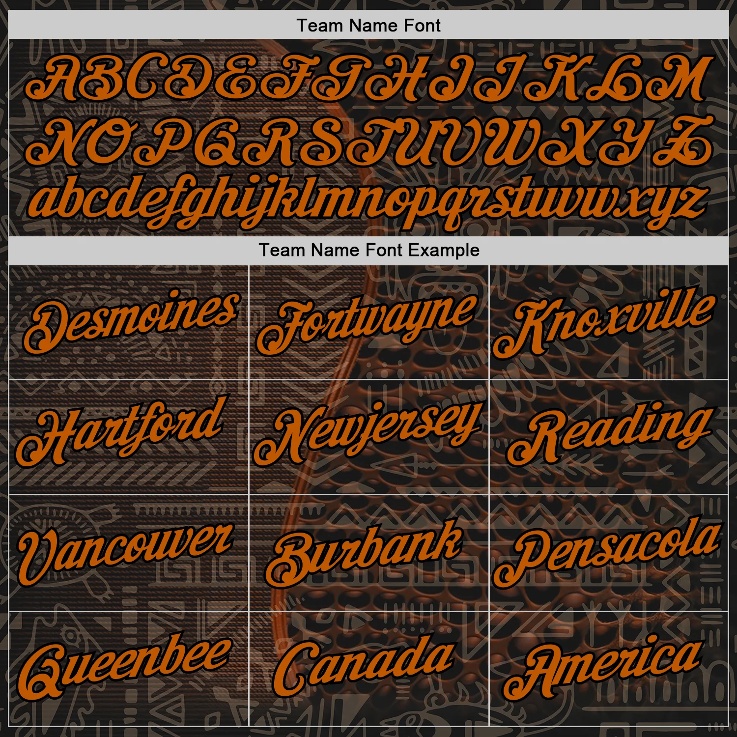 Custom Black Texas Orange 3D Pattern Design Ethnic Tribal Sportswear Pullover Sweatshirt Hoodie - Image 3