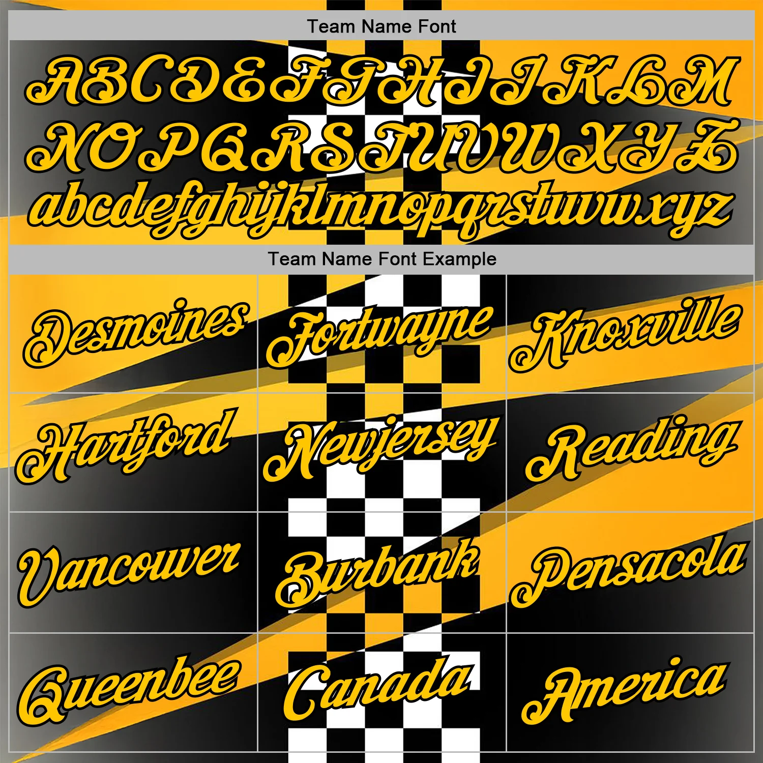 Custom Black Yellow 3D Pattern Design Formula Auto Car Racing Motorsport Sports Pullover Sweatshirt Hoodie - Image 3