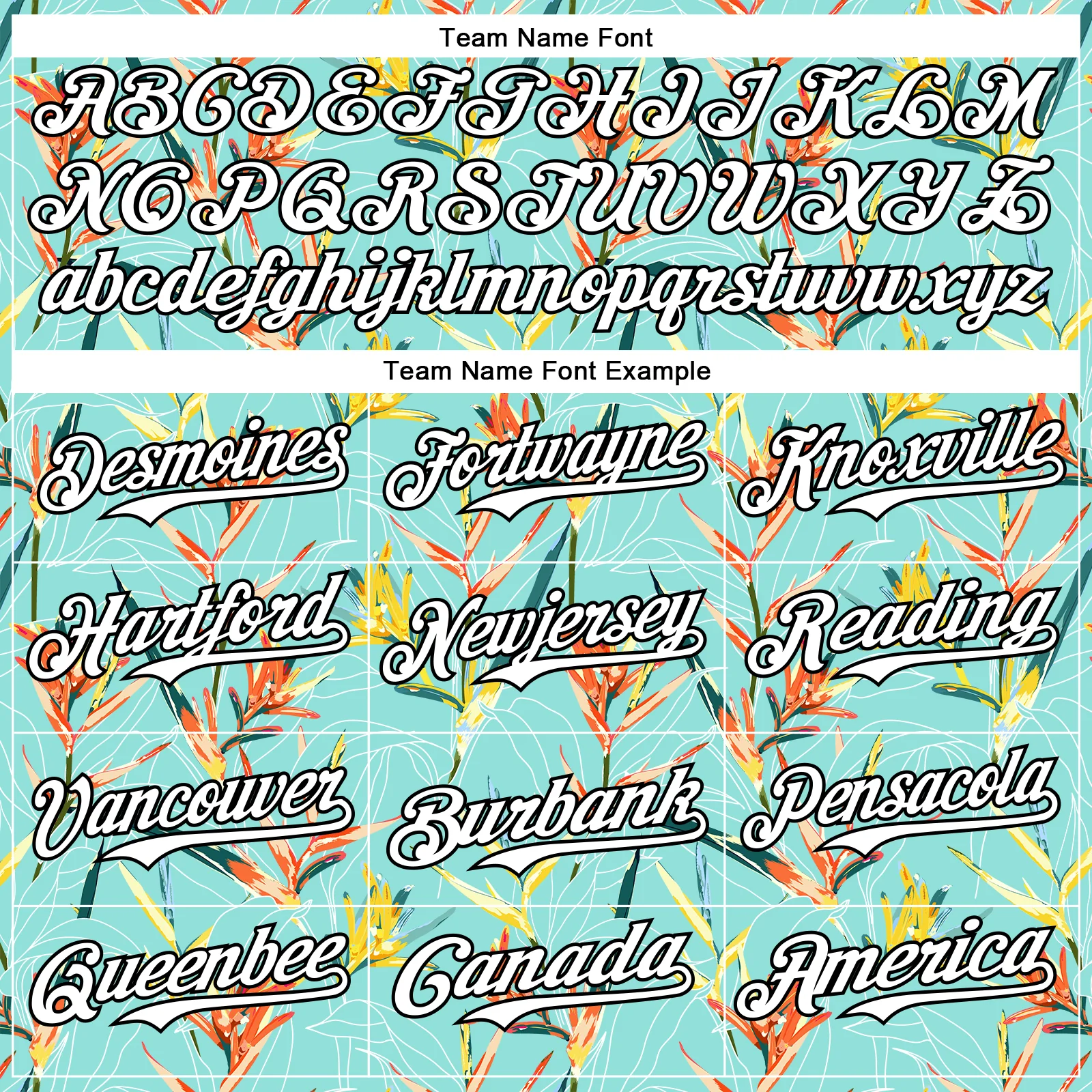 Custom Ice Blue White-Black 3D Hawaii Tropical Leaves Authentic Baseball Jersey - Image 4