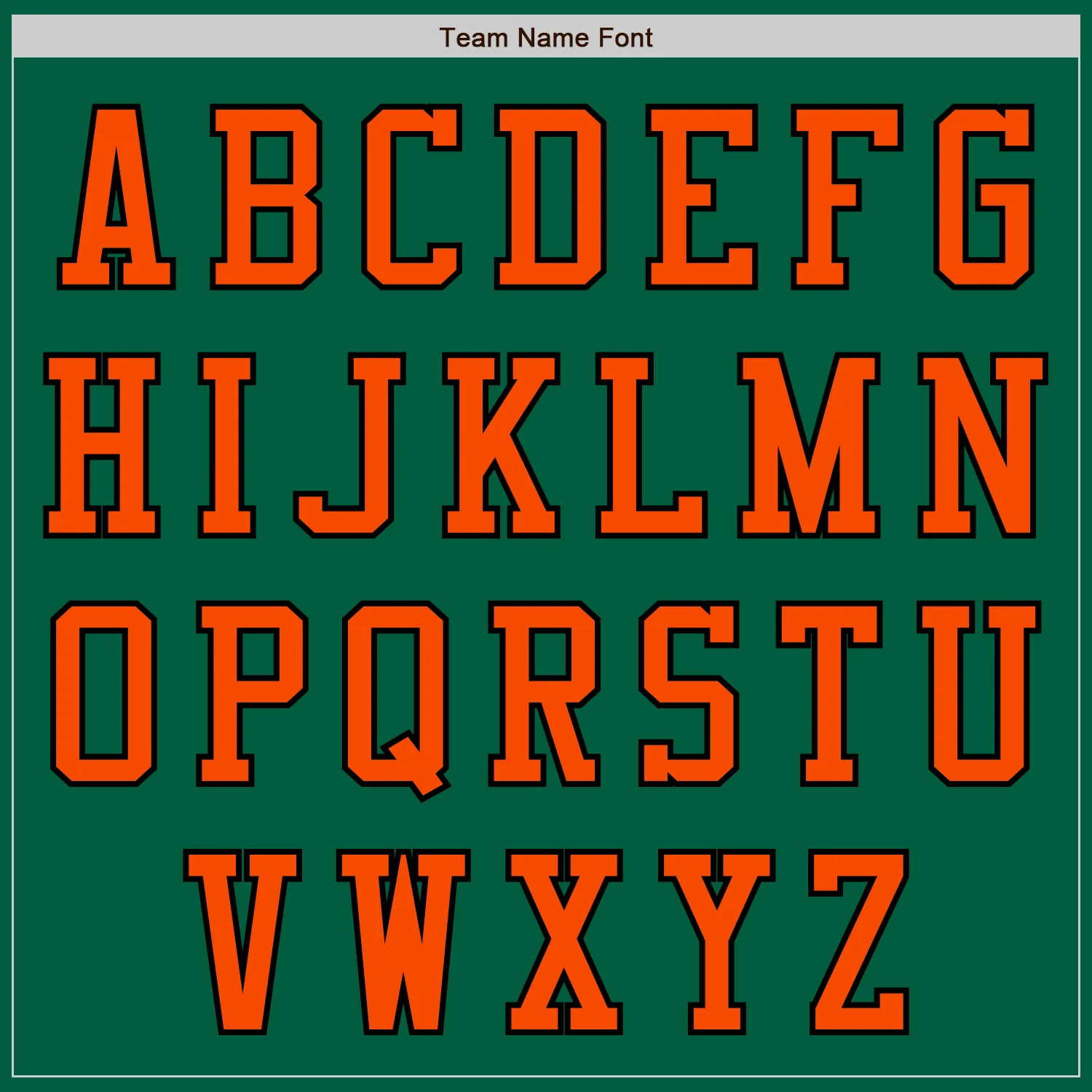 Custom Kelly Green Orange-Black Authentic Baseball Jersey - Image 7