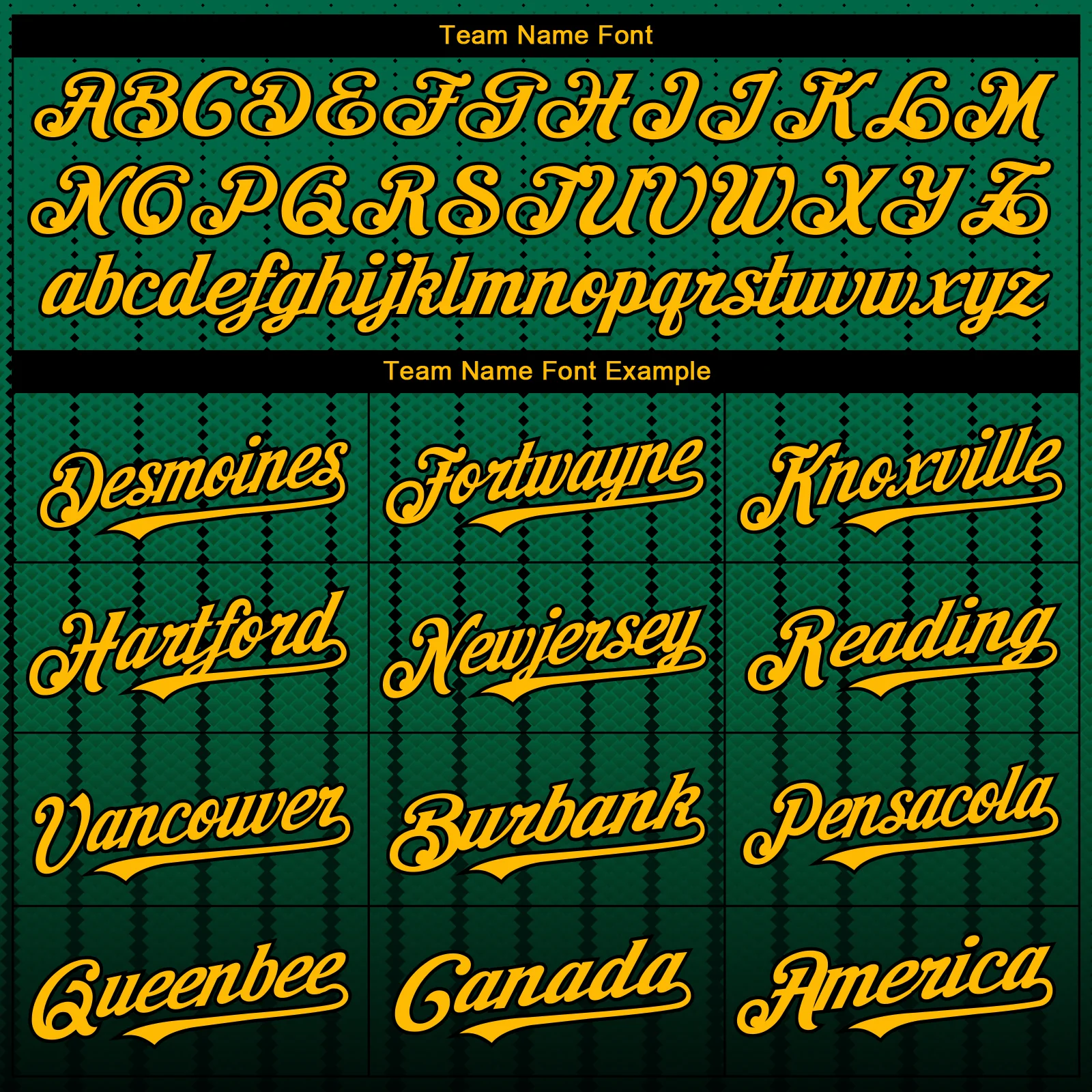 Custom Kelly Green Gold-Black 3D Pattern Design Gradient Geometric Shape Authentic Baseball Jersey - Image 4