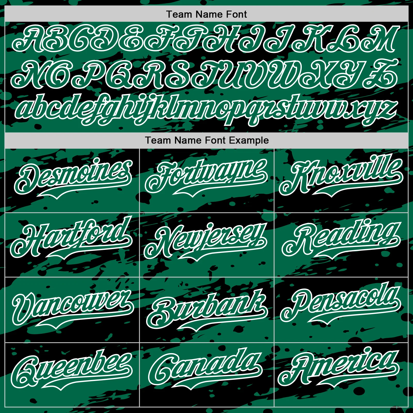 Custom Kelly Green Black-White Paint Splash Stripe Authentic Baseball Jersey - Image 4