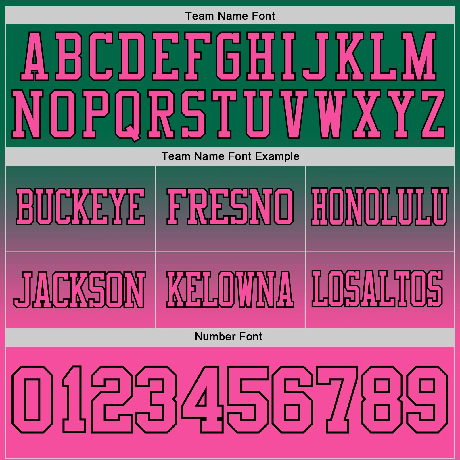 Custom Kelly Green Pink-Black Authentic Fade Fashion Football Jersey - Image 3