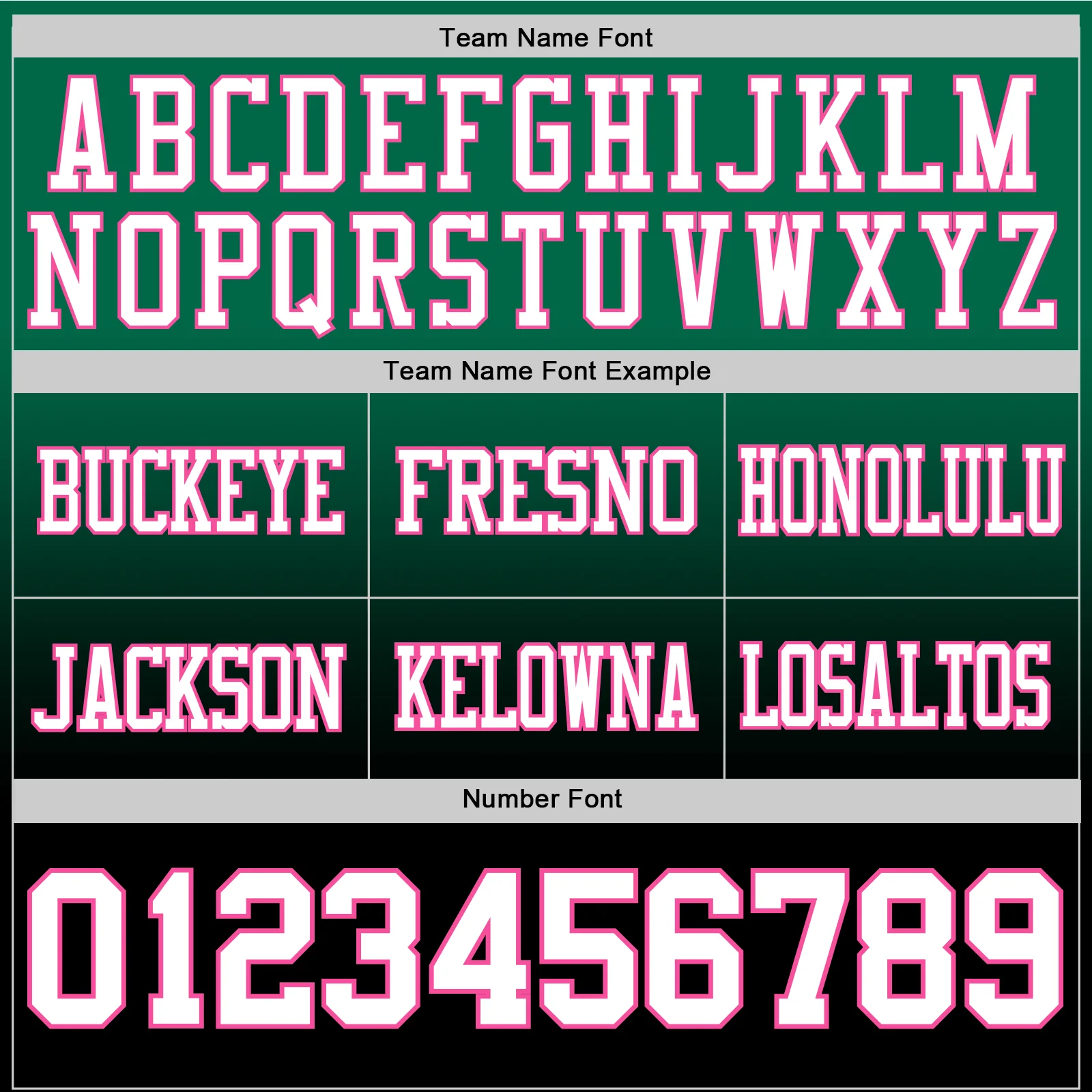Custom Kelly Green White Black-Pink Authentic Fade Fashion Football Jersey - Image 3
