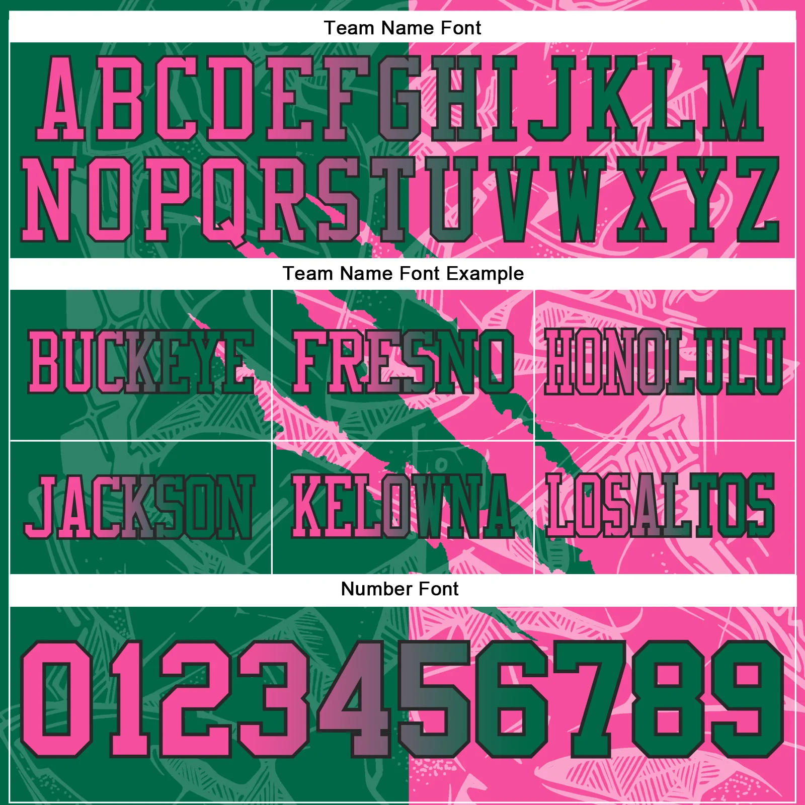 Custom Kelly Green Pink-Black Authentic Gradient Fashion Scratch Football Jersey - Image 4