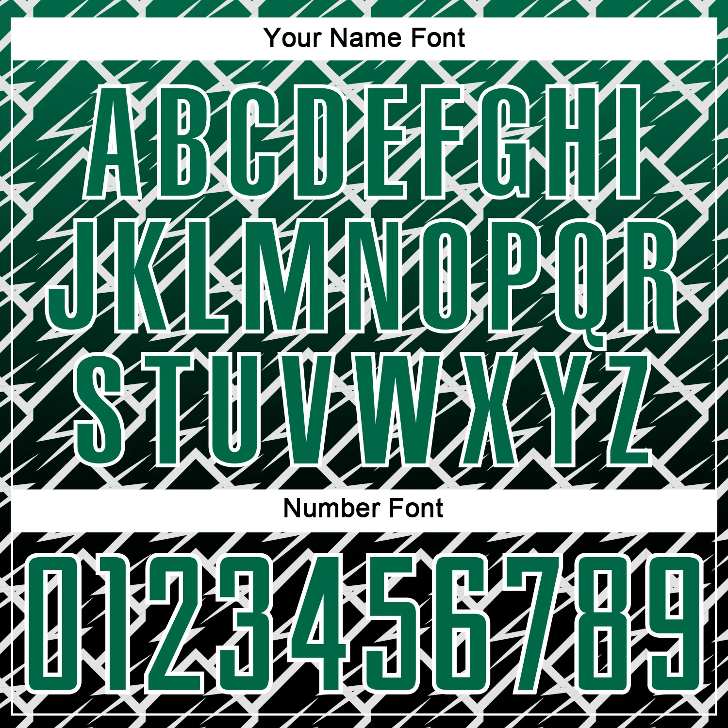 Custom Kelly Green Black-White Lightning Sports Sublimation Soccer Uniform Jersey - Image 6