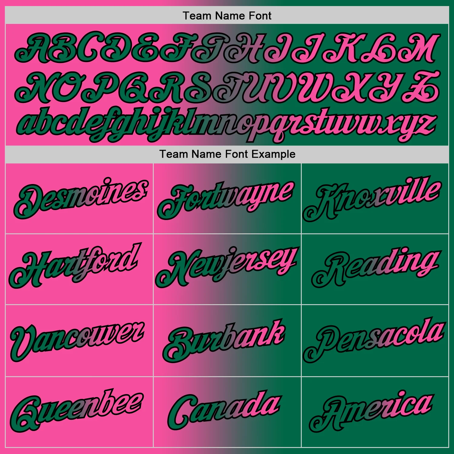 Custom Kelly Green Pink-Black Gradient Fashion Performance T-Shirt - Image 3