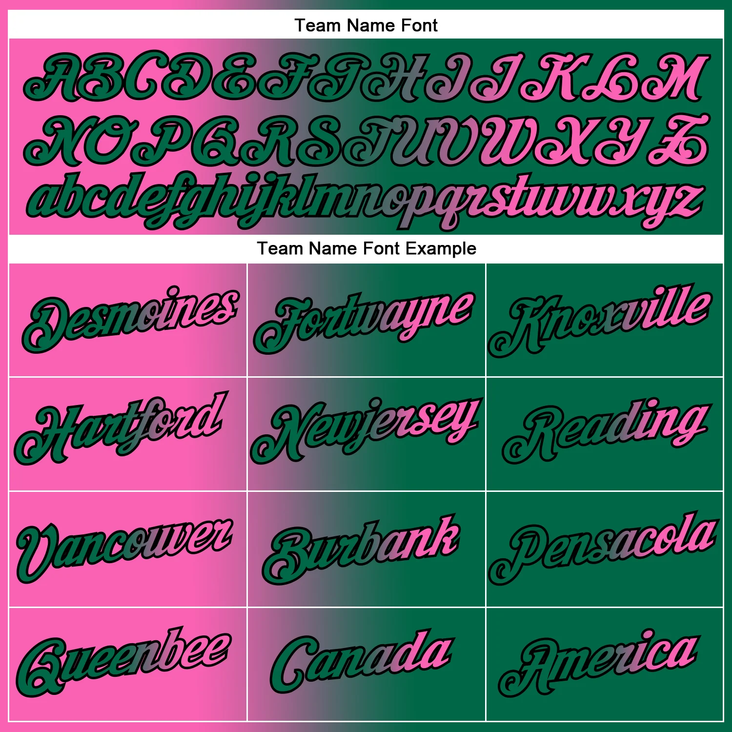 Custom Kelly Green Pink-Black Gradient Fashion Performance T-Shirt - Image 3