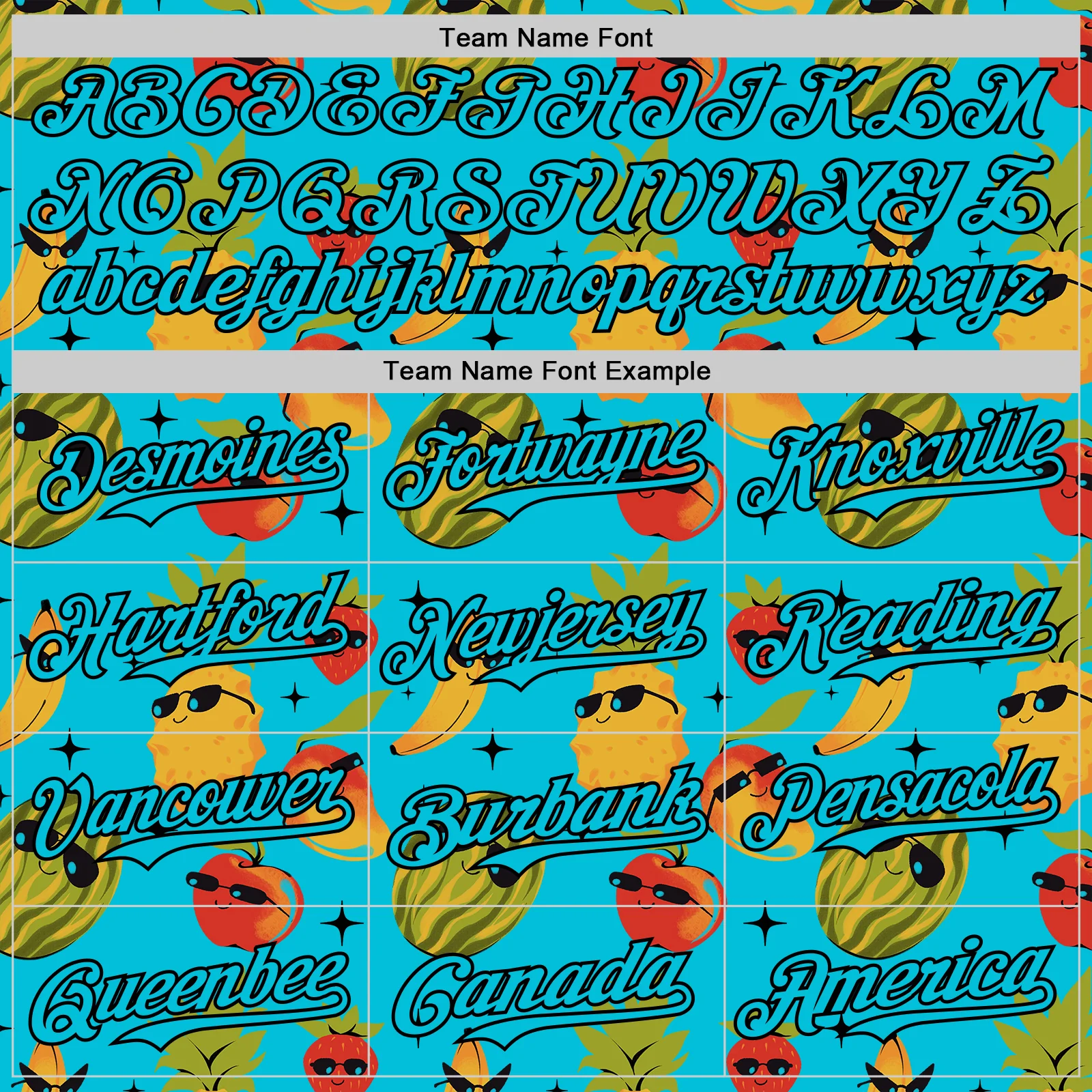Custom Lakes Blue Lakes Blue-Black 3D Tobe Fonseca Tropical Cool Fruits Authentic Baseball Jersey - Image 4