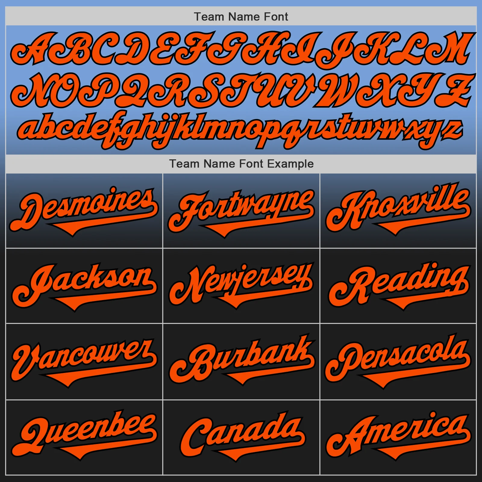 Custom Light Blue Orange-Black Authentic Fade Fashion Baseball Jersey - Image 4