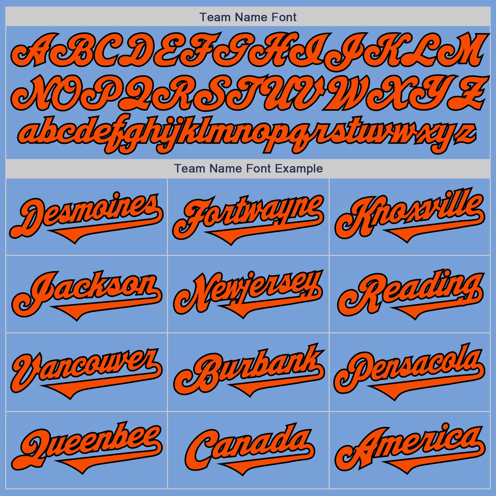 Custom Light Blue Orange-Black Authentic Two Tone Baseball Jersey - Image 4