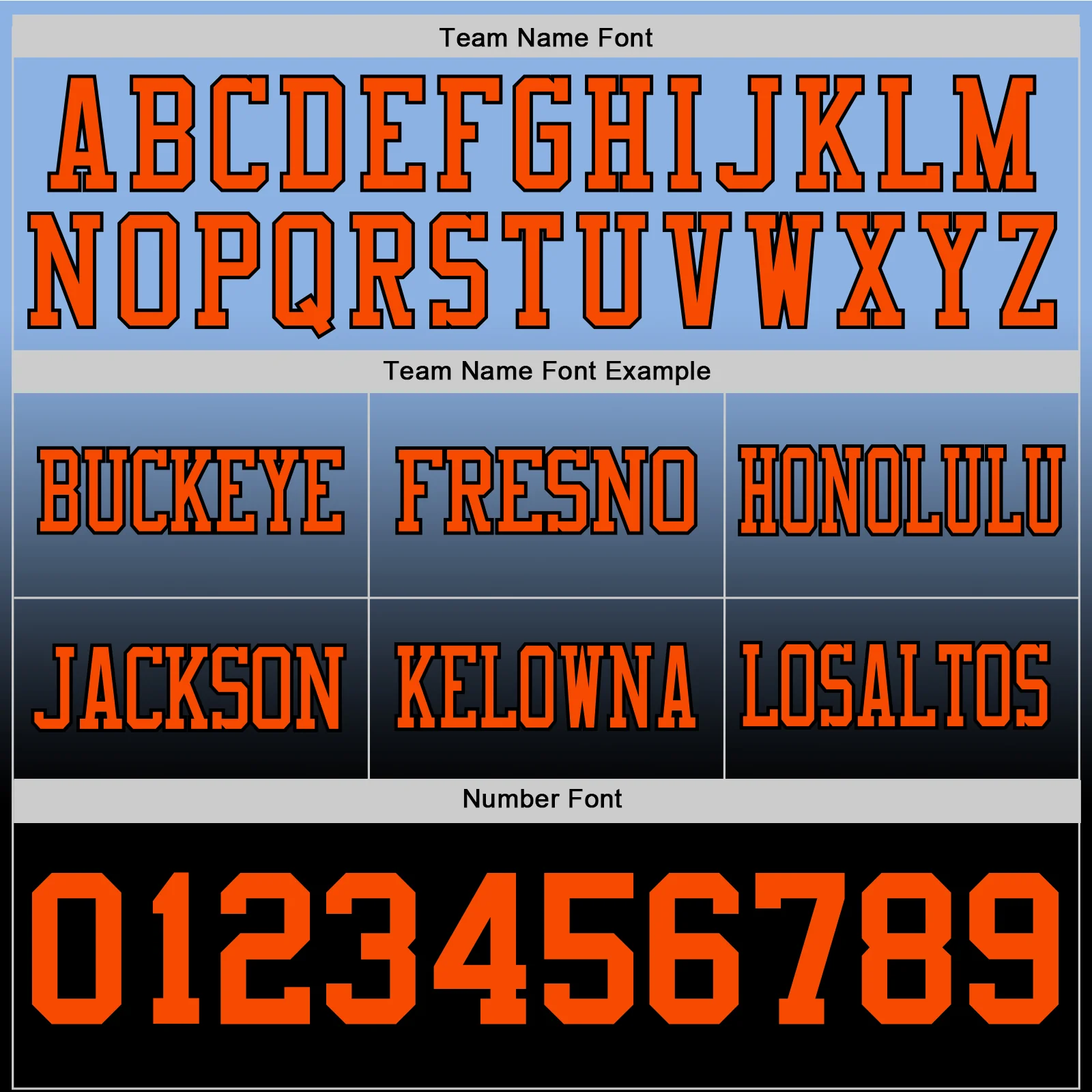 Custom Light Blue Orange-Black Authentic Fade Fashion Football Jersey - Image 3