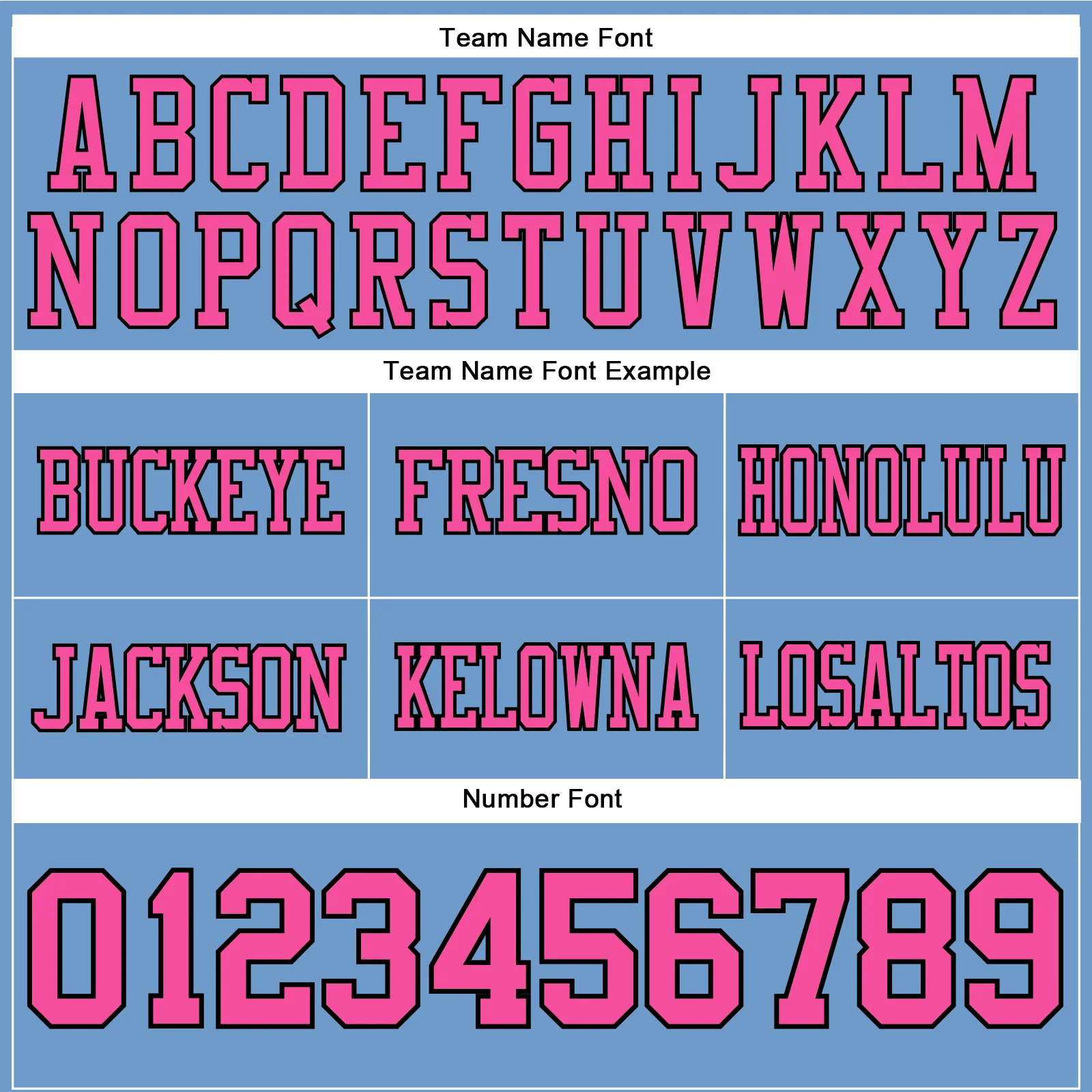 Custom Light Blue Pink-Black Authentic Football Jersey - Image 4