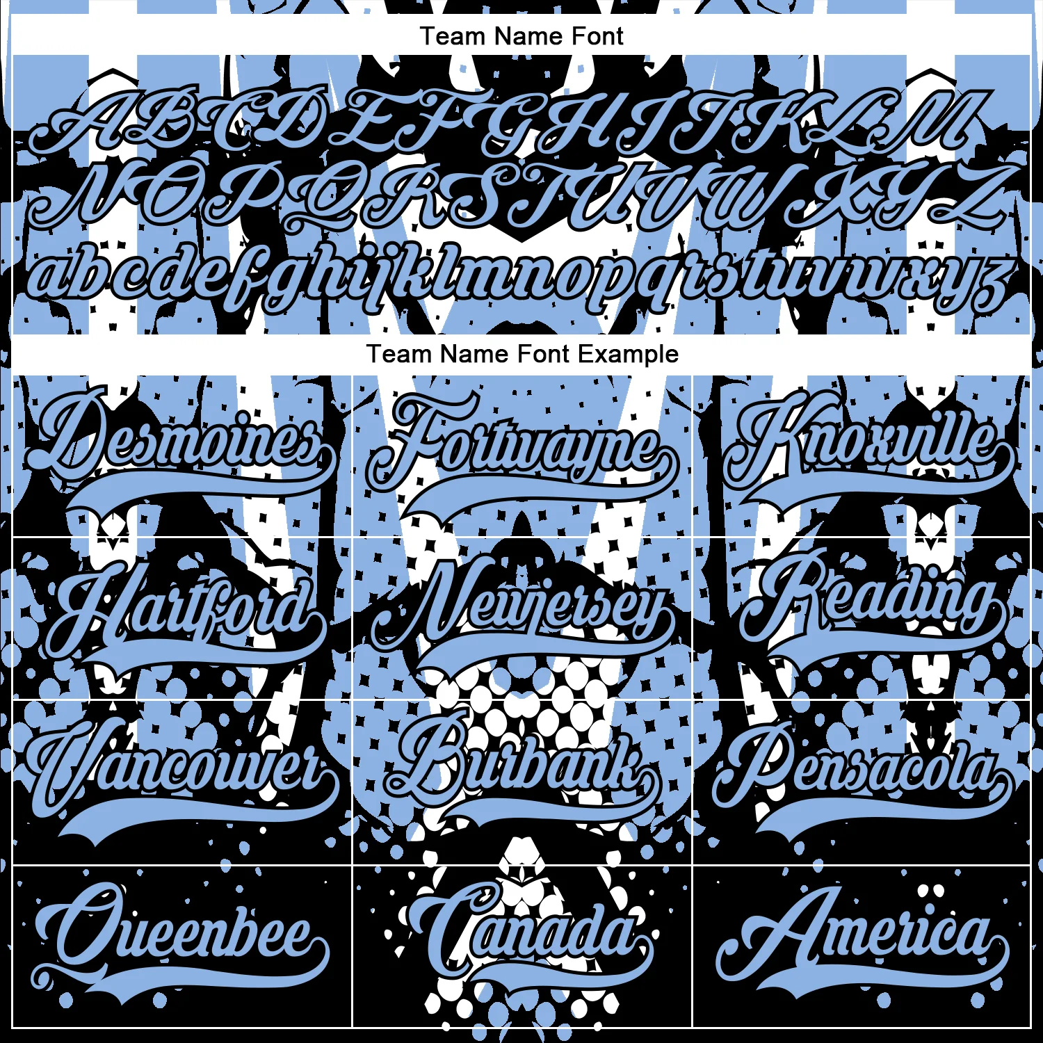 Custom Light Blue Black-White 3D Pattern Abstract Hockey Lace Neck Jersey - Image 4