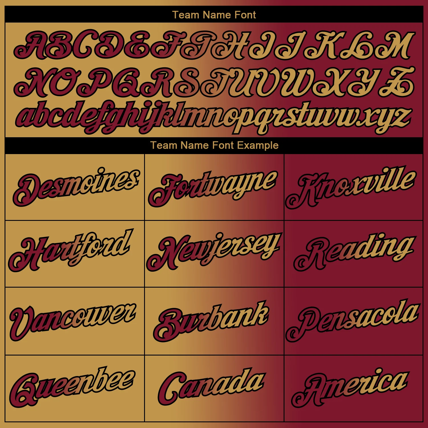 Custom Maroon Old Gold-Black Gradient Fashion Performance T-Shirt - Image 3