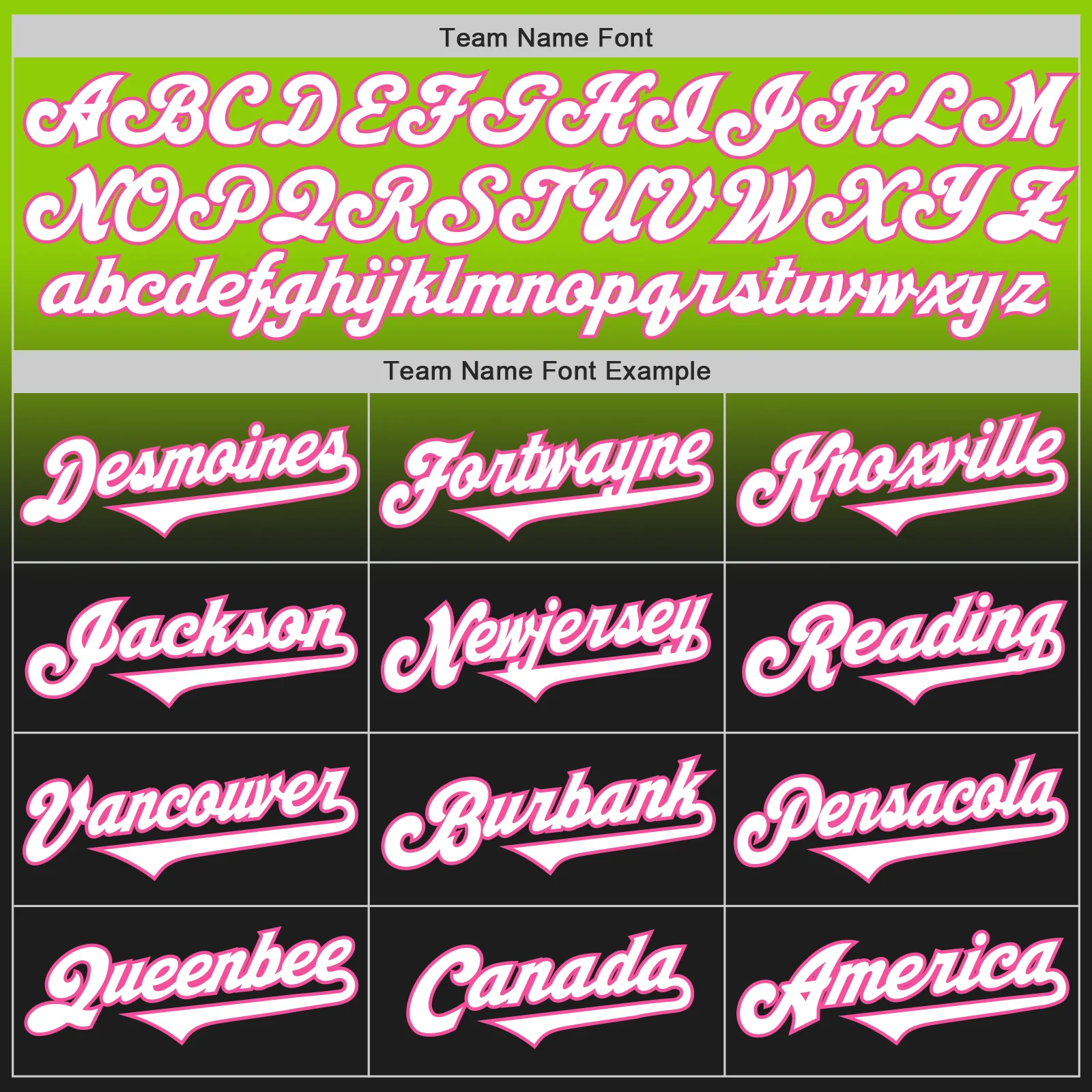 Custom Neon Green Black-Pink Authentic Fade Fashion Baseball Jersey - Image 4