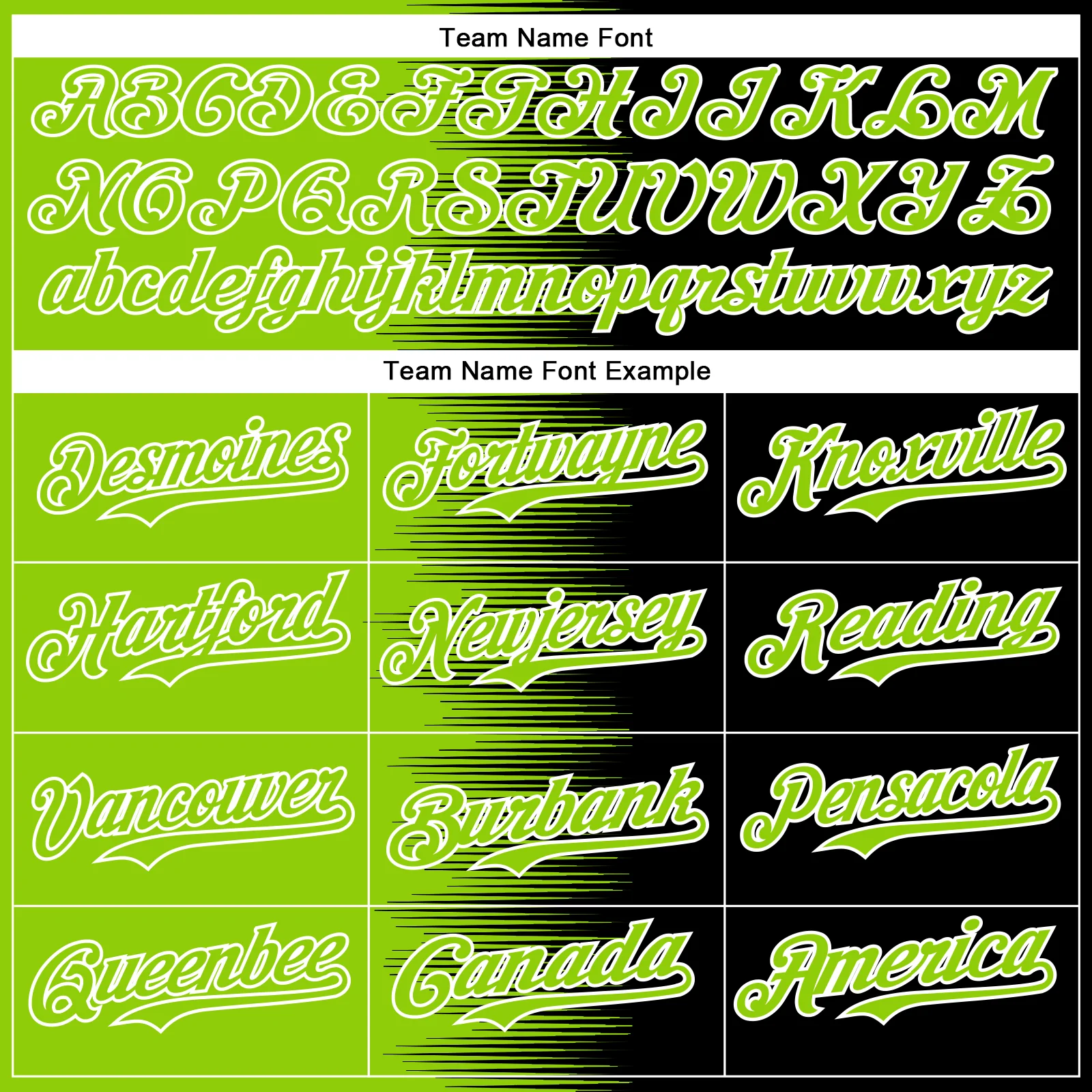 Custom Neon Green Black-White Gradient Line Bomber Full-Snap Varsity Letterman Hoodie Jacket - Image 5