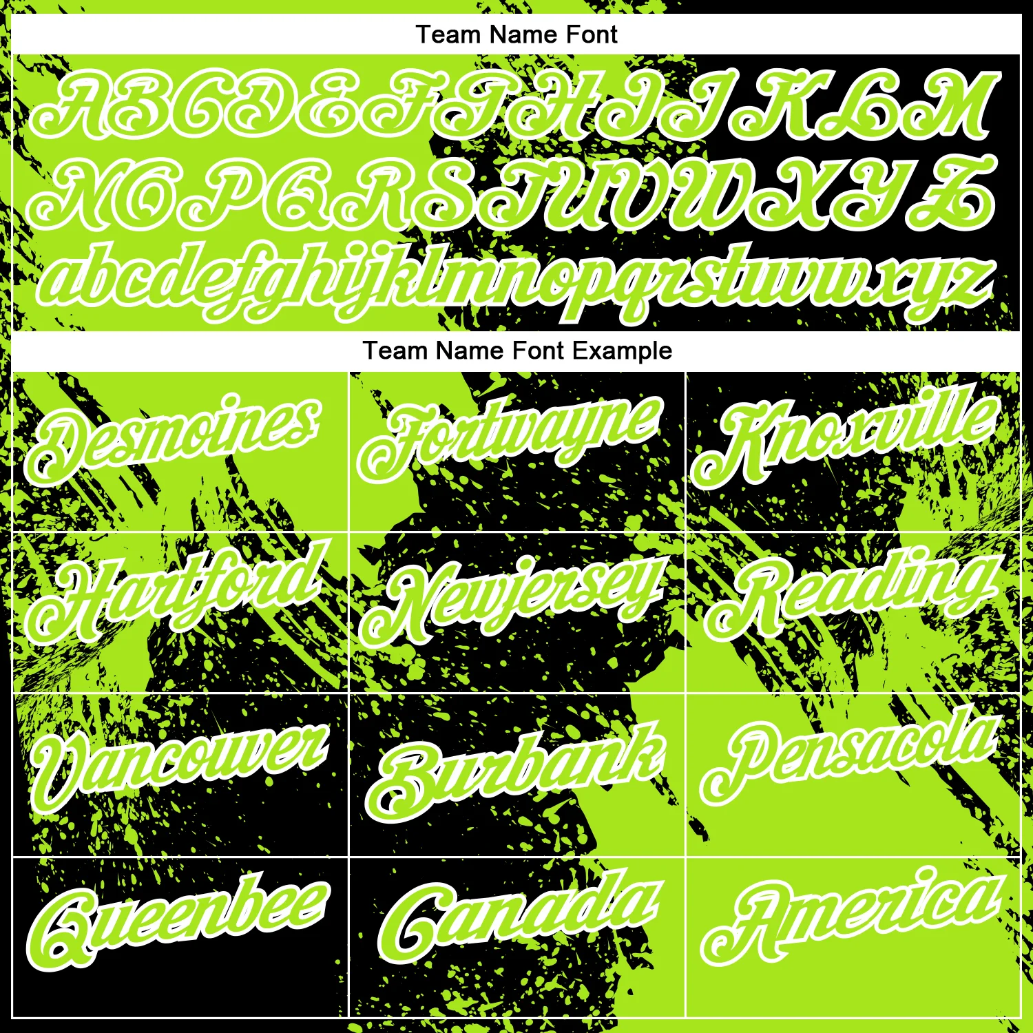 Custom Neon Green Black-White 3D Pattern Design Abstract Brush Stroke Performance Polo Shirt - Image 4