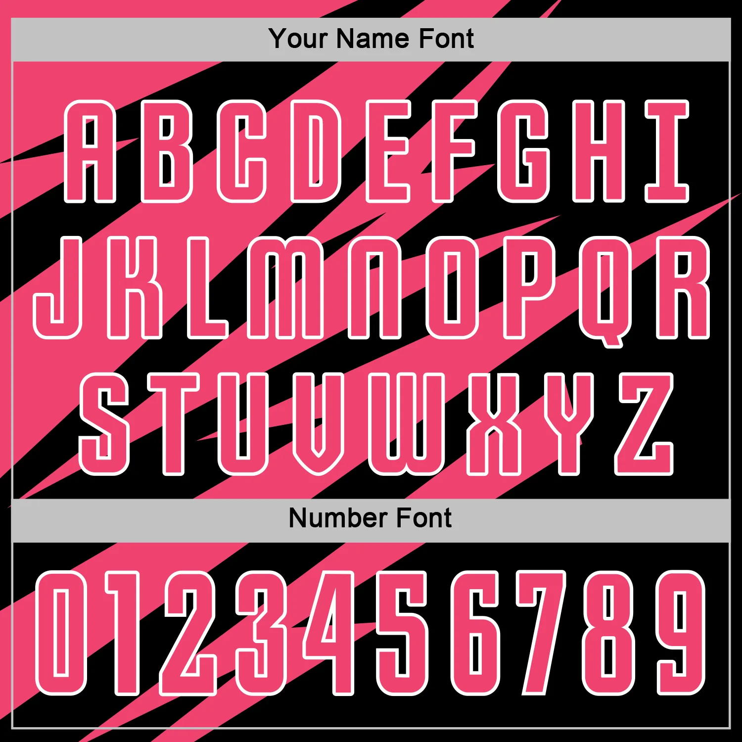 Custom Neon Pink Black-White Abstract Line Sports Sublimation Soccer Uniform Jersey - Image 6