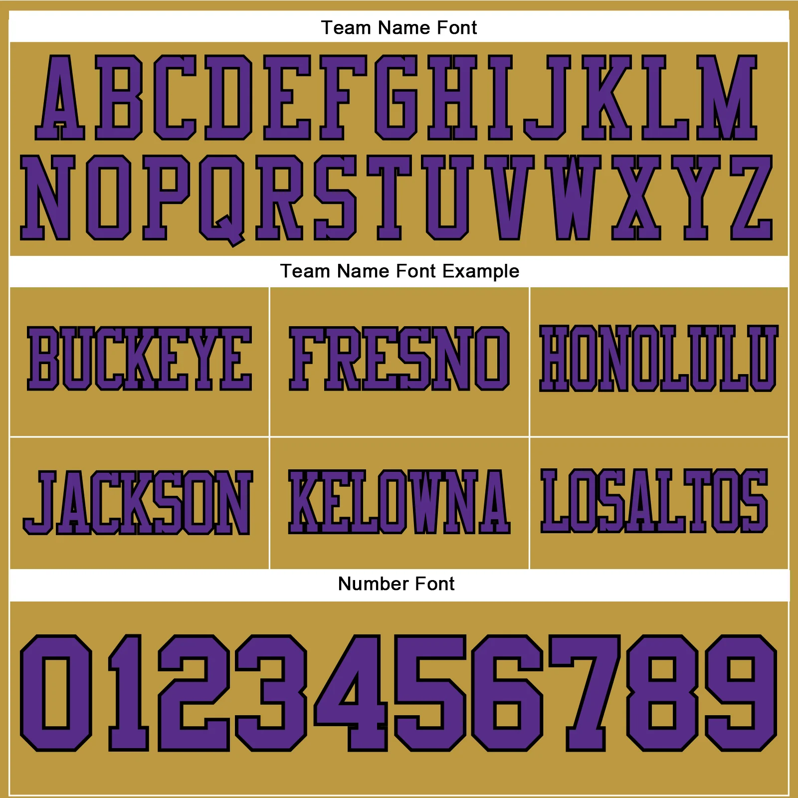 Custom Old Gold Purple-Black Authentic Football Jersey - Image 4