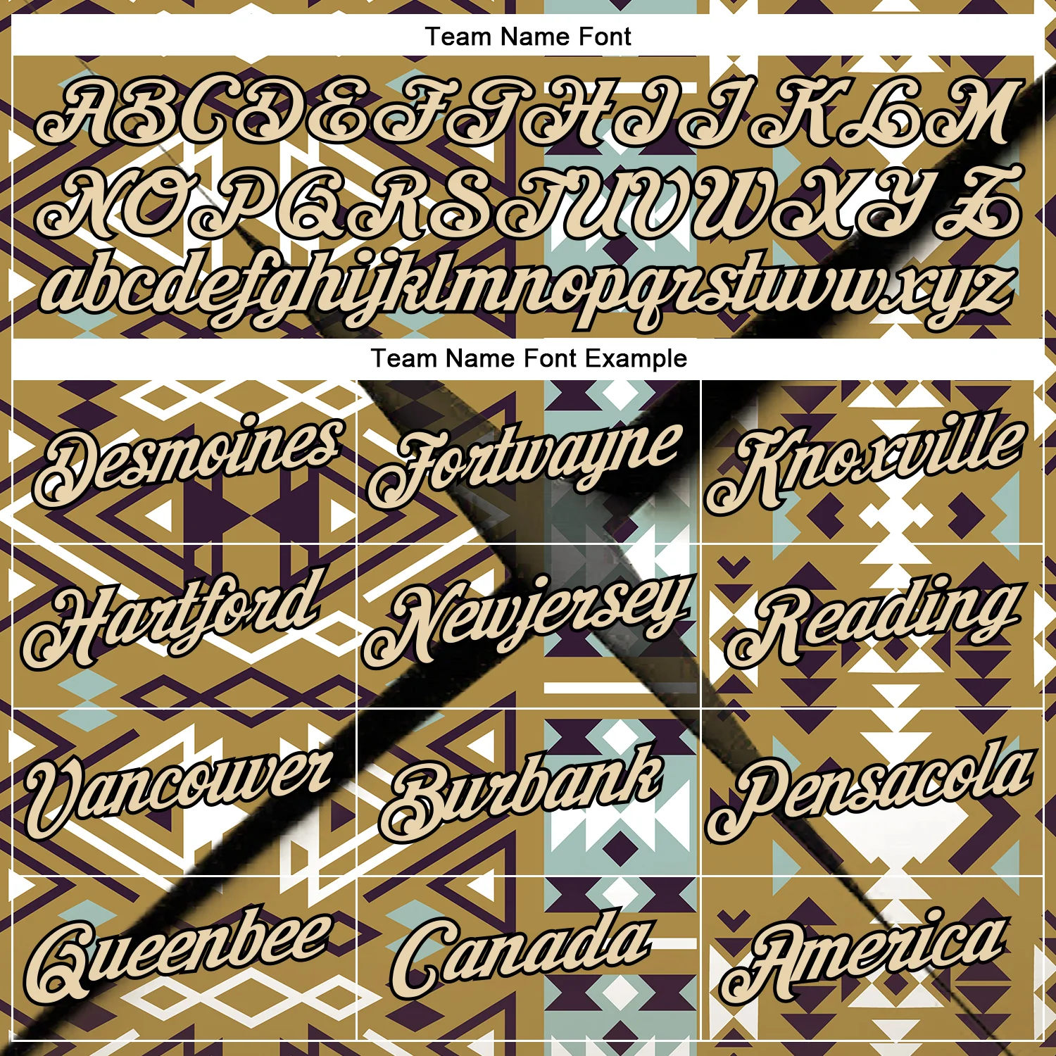 Custom Old Gold City Cream-Black 3D Pattern Design Western Cowboy Tribal Ethnic Sports Pullover Sweatshirt Hoodie - Image 3