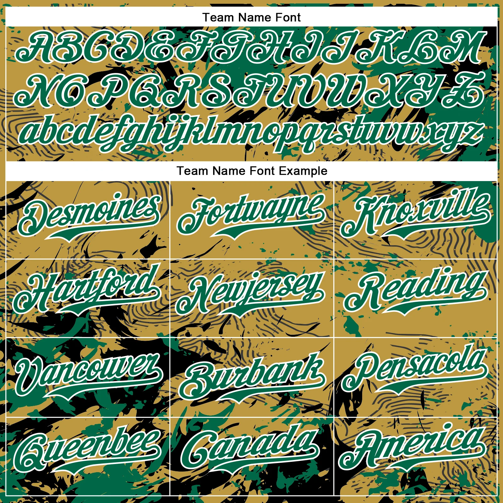 Custom Old Gold Kelly Green Black-White Splash Bomber Full-Snap Varsity Letterman Hoodie Jacket - Image 5