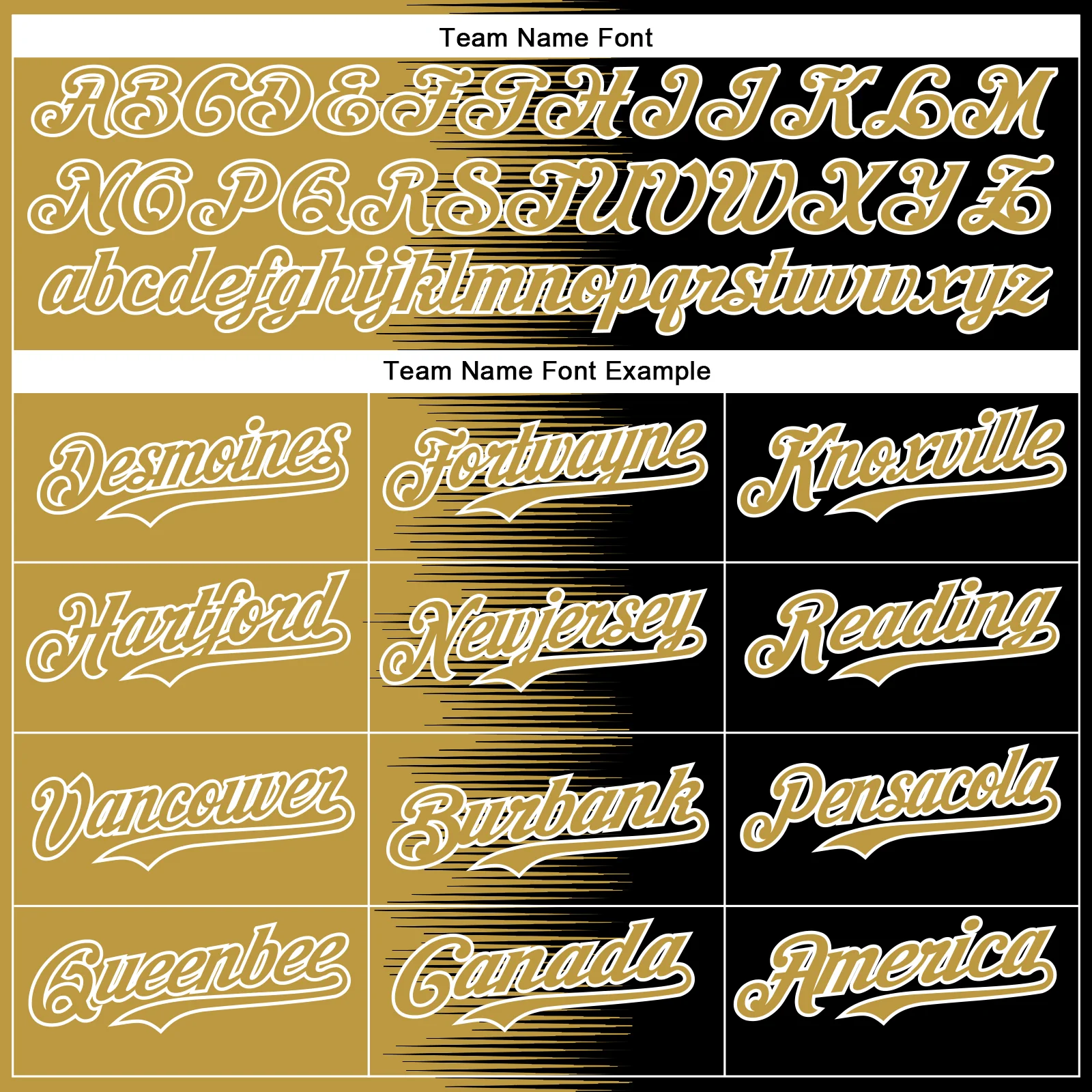 Custom Old Gold Black-White Gradient Line Bomber Full-Snap Varsity Letterman Hoodie Jacket - Image 5