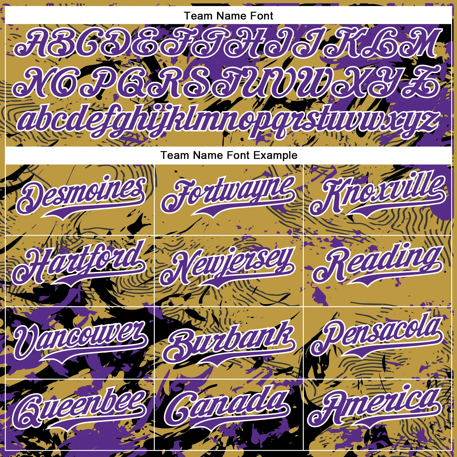 Custom Old Gold Purple Black-White Splash Bomber Full-Snap Varsity Letterman Hoodie Jacket - Image 5