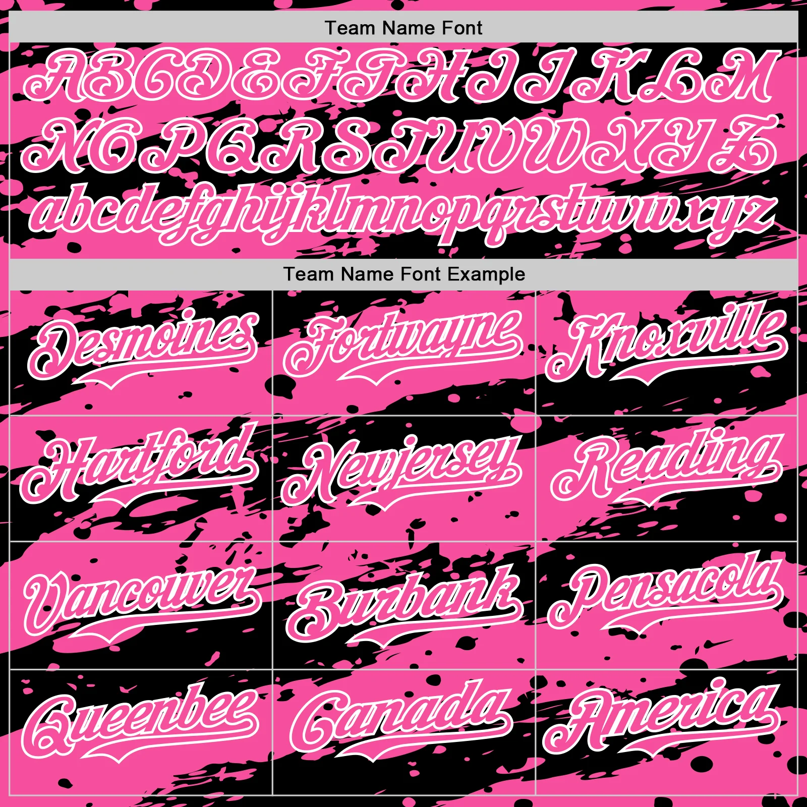 Custom Pink Black-White Paint Splash Stripe Authentic Baseball Jersey - Image 4