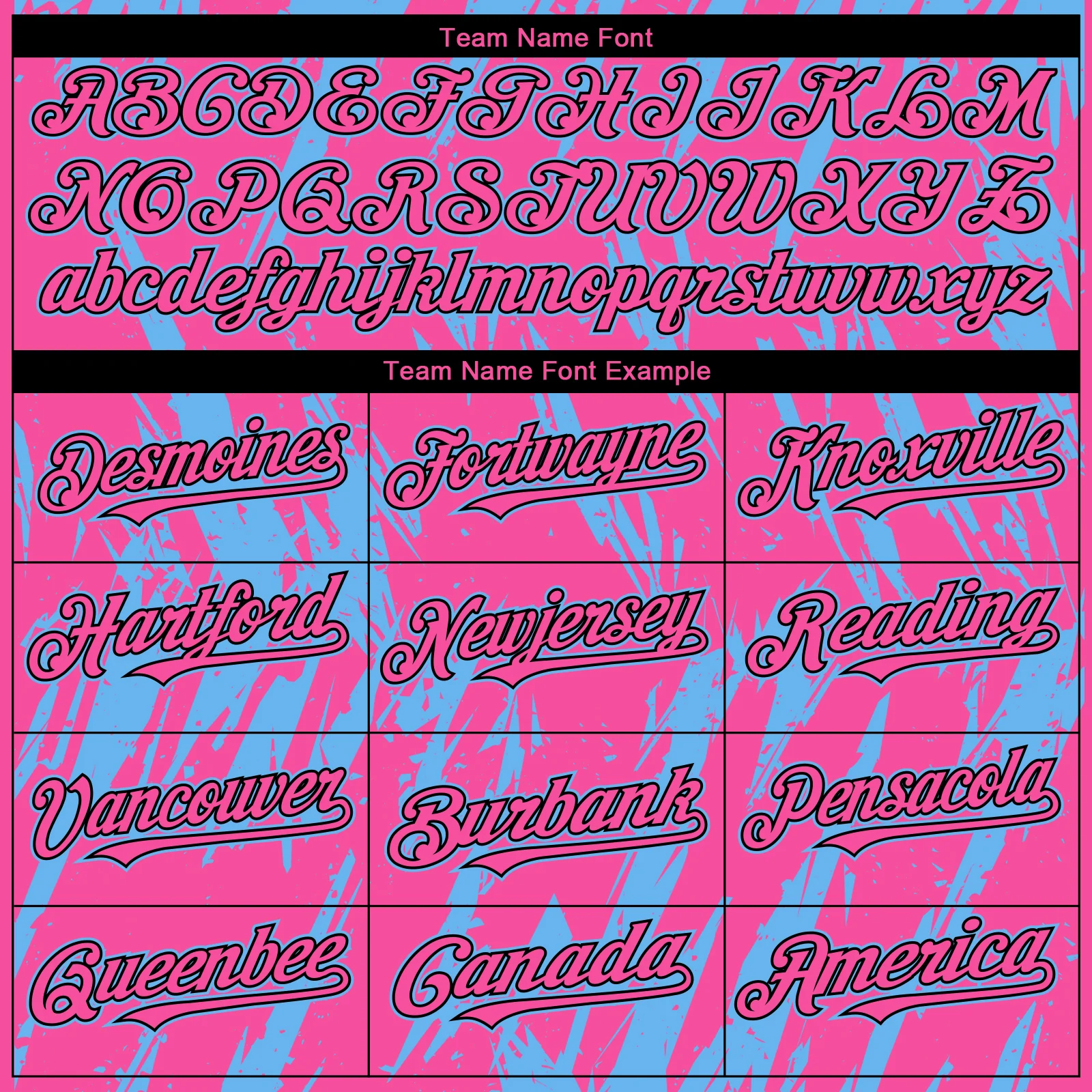 Custom Pink Black-Sky Blue Splatter Torn Sharp Brush Stroke Authentic Baseball Jersey - Image 4