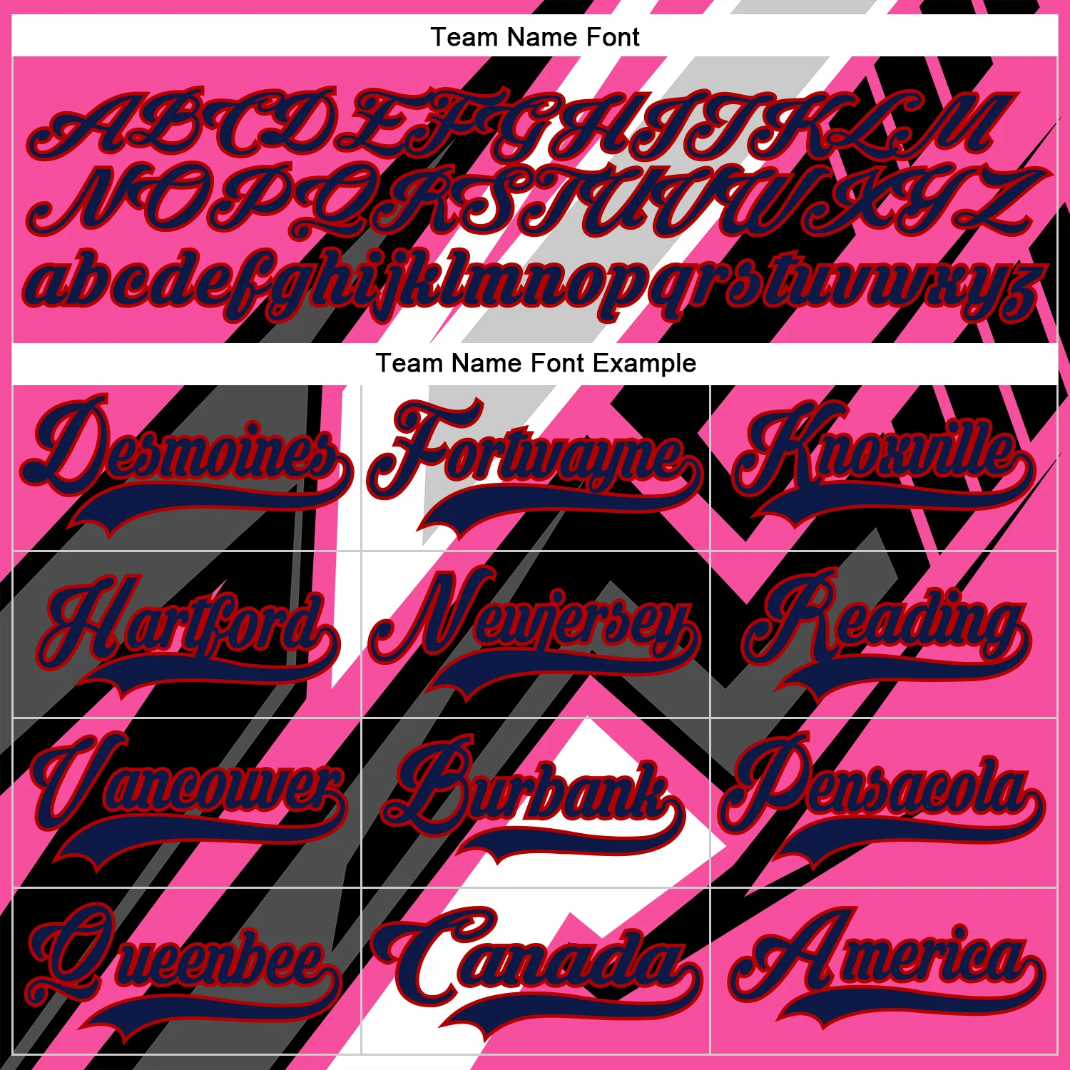 Custom Pink Navy Black Gray Red-White Cyber Mecha E-sport Hockey Jersey - Image 6