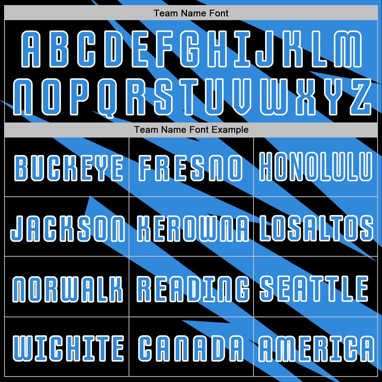 Custom Powder Blue Black-White Abstract Line Sports Sublimation Soccer Uniform Jersey - Image 5