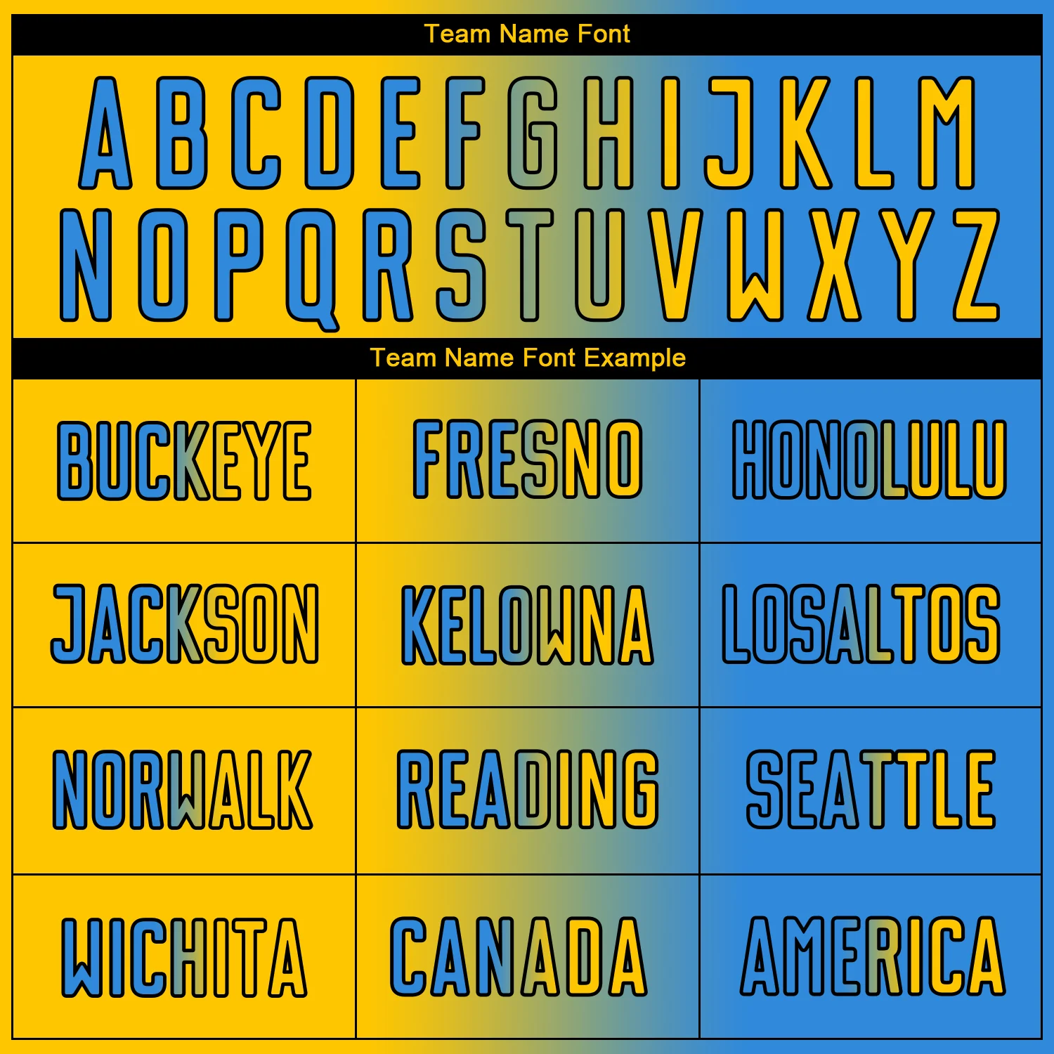 Custom Powder Blue Yellow-Black Sublimation Gradient Fashion Soccer Uniform Jersey - Image 5