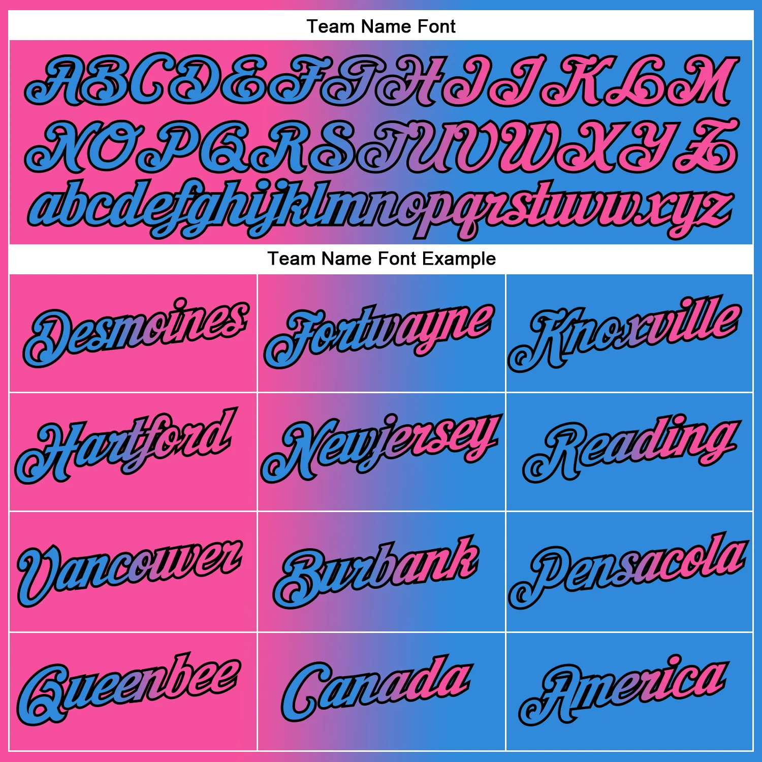 Custom Powder Blue Pink-Black Gradient Fashion Performance T-Shirt - Image 3