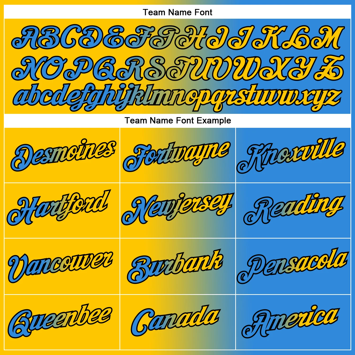 Custom Powder Blue Yellow-Black Gradient Fashion Performance T-Shirt - Image 3