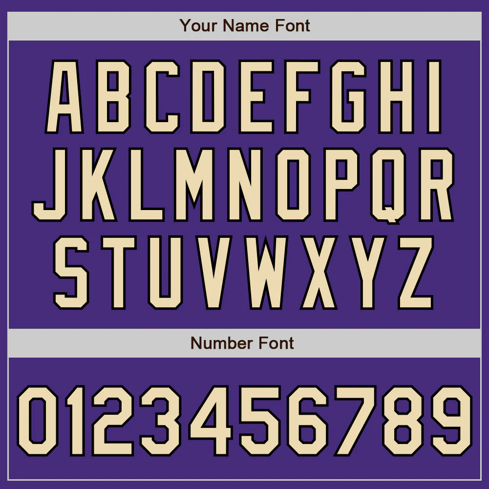Custom Purple Cream-Black Authentic Two Tone Baseball Jersey - Image 5