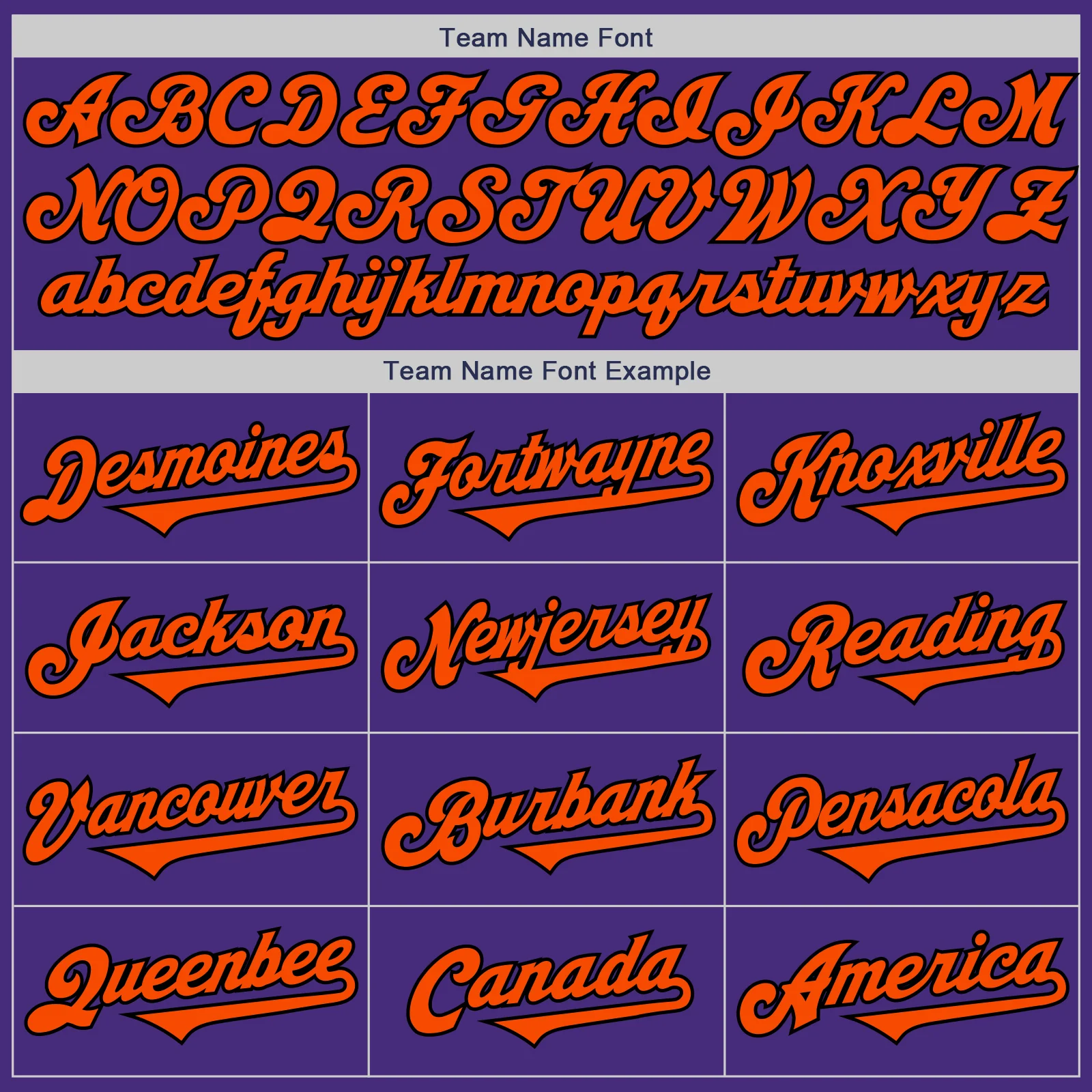 Custom Purple Orange-Black Authentic Two Tone Baseball Jersey - Image 4