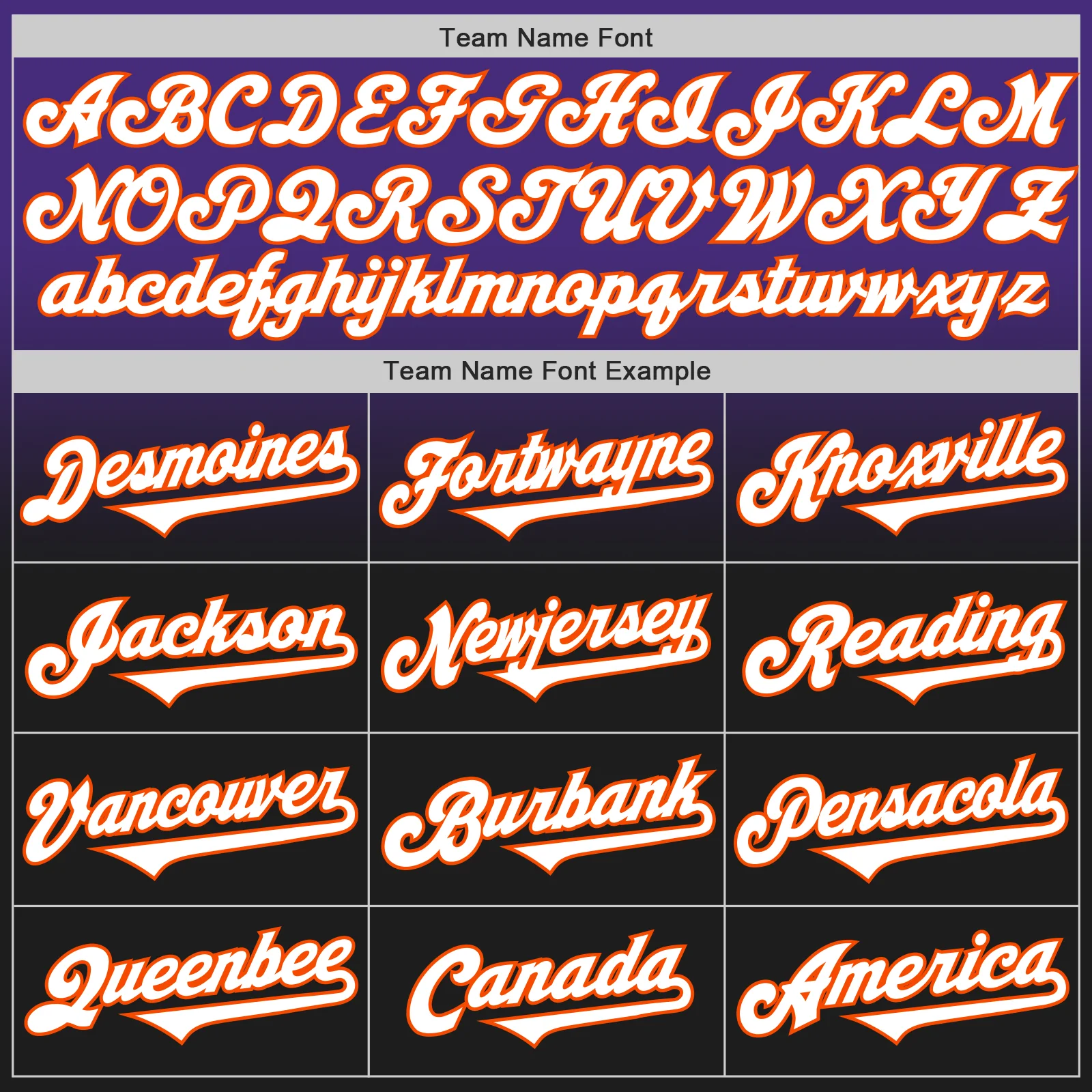 Custom Purple Black-Orange Authentic Fade Fashion Baseball Jersey - Image 4