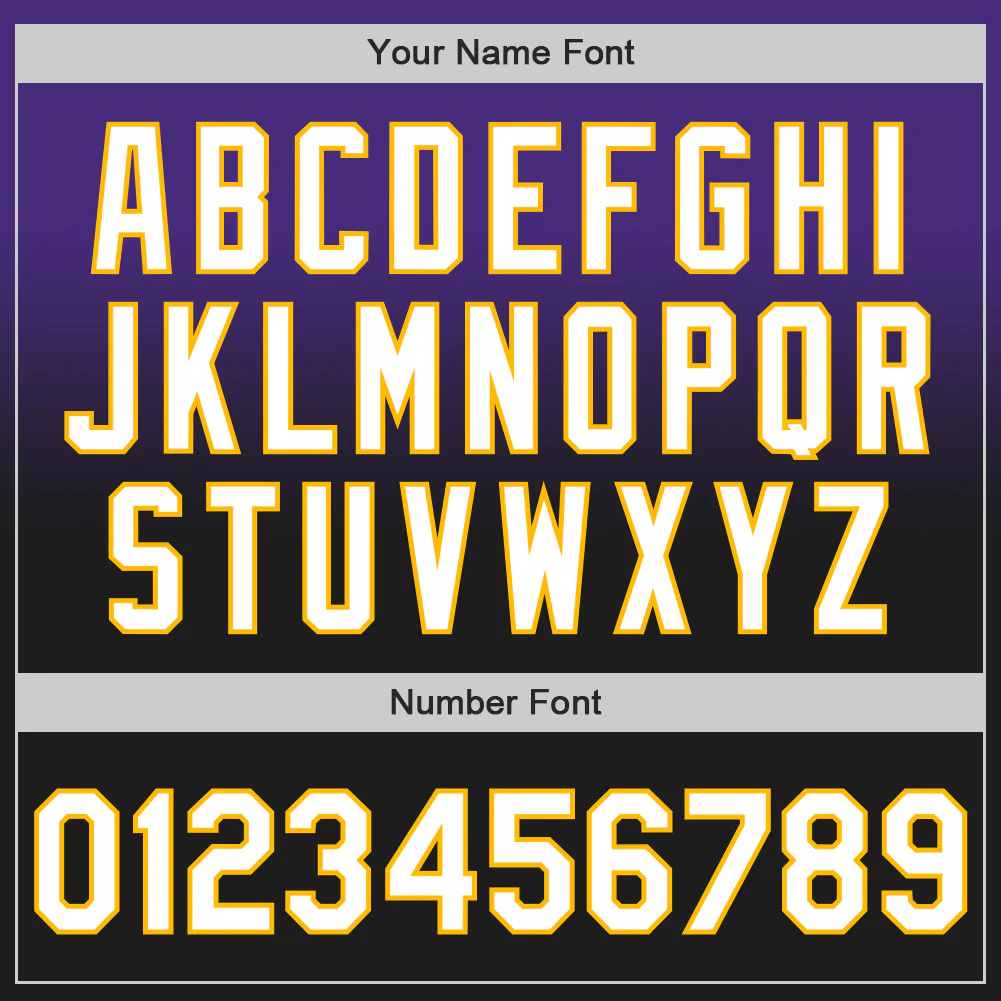 Custom Purple Black-Gold Authentic Fade Fashion Baseball Jersey - Image 5