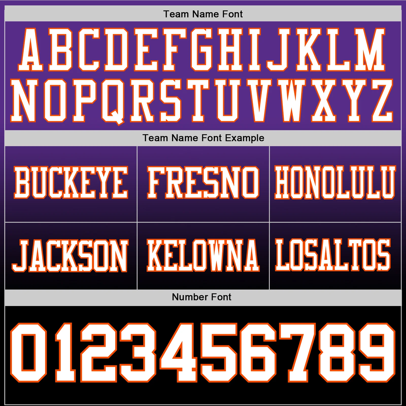 Custom Purple White Black-Orange Authentic Fade Fashion Football Jersey - Image 3