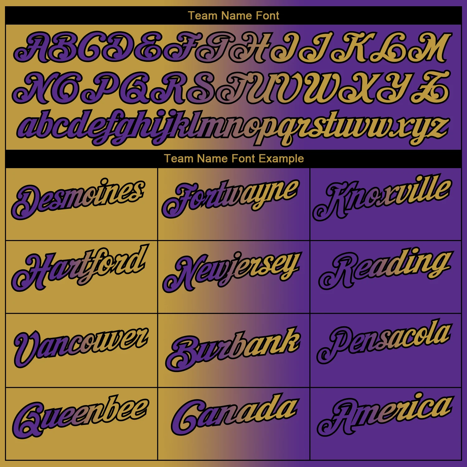 Custom Purple Old Gold-Black 3D Gradient Fashion Performance Polo Shirt - Image 4