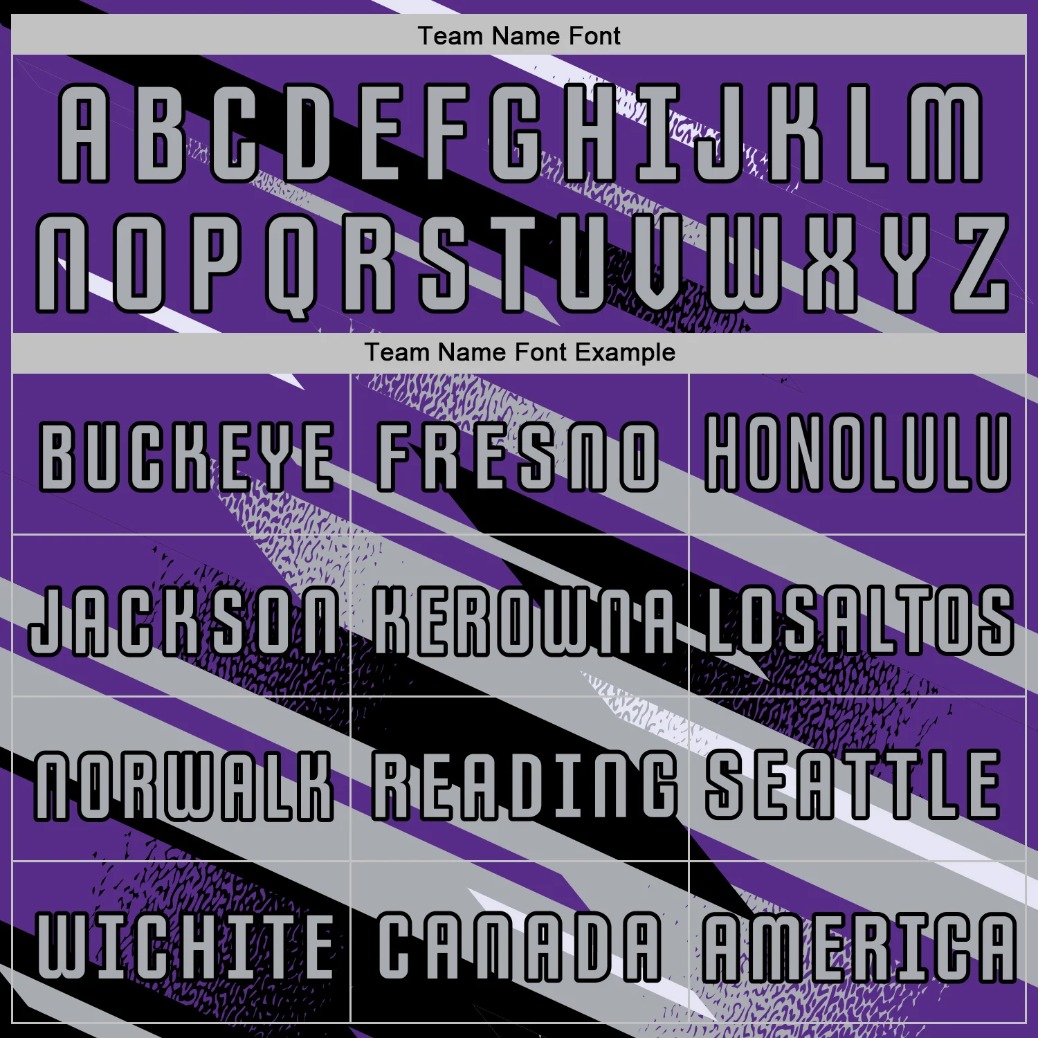 Custom Purple Gray Black-White Grunge Stripe And Grainy Sports Sublimation Soccer Uniform Jersey - Image 5